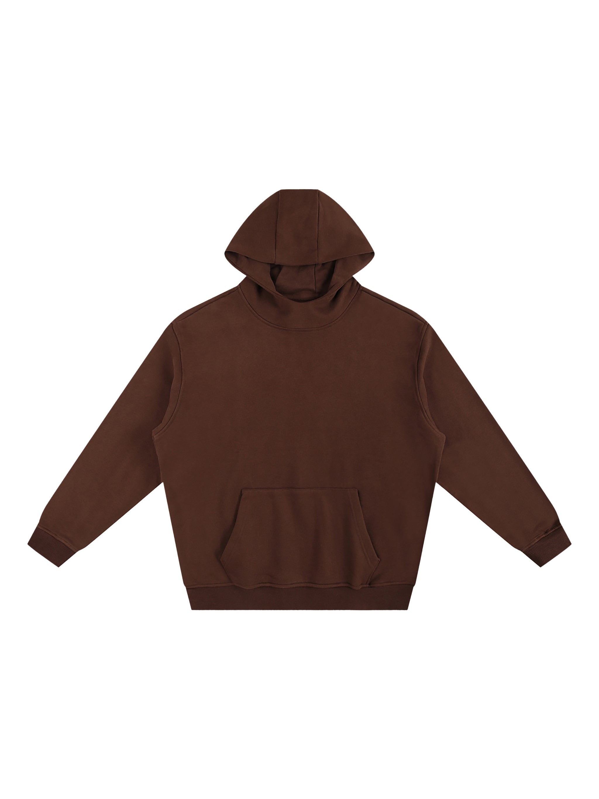 Fleeced High Neck Hoodie