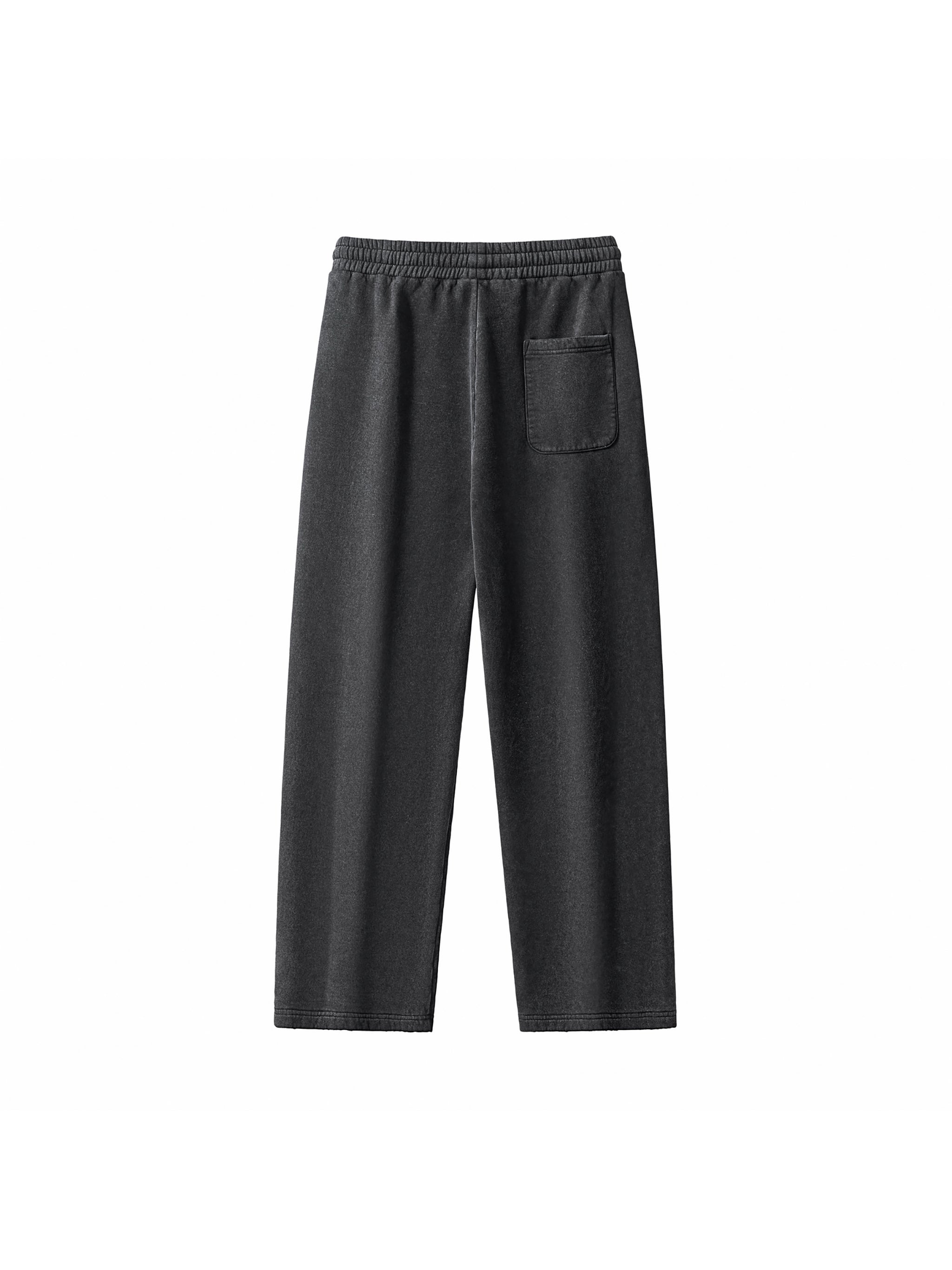 Frayed Enzyme Washed Fleece Sweatpants