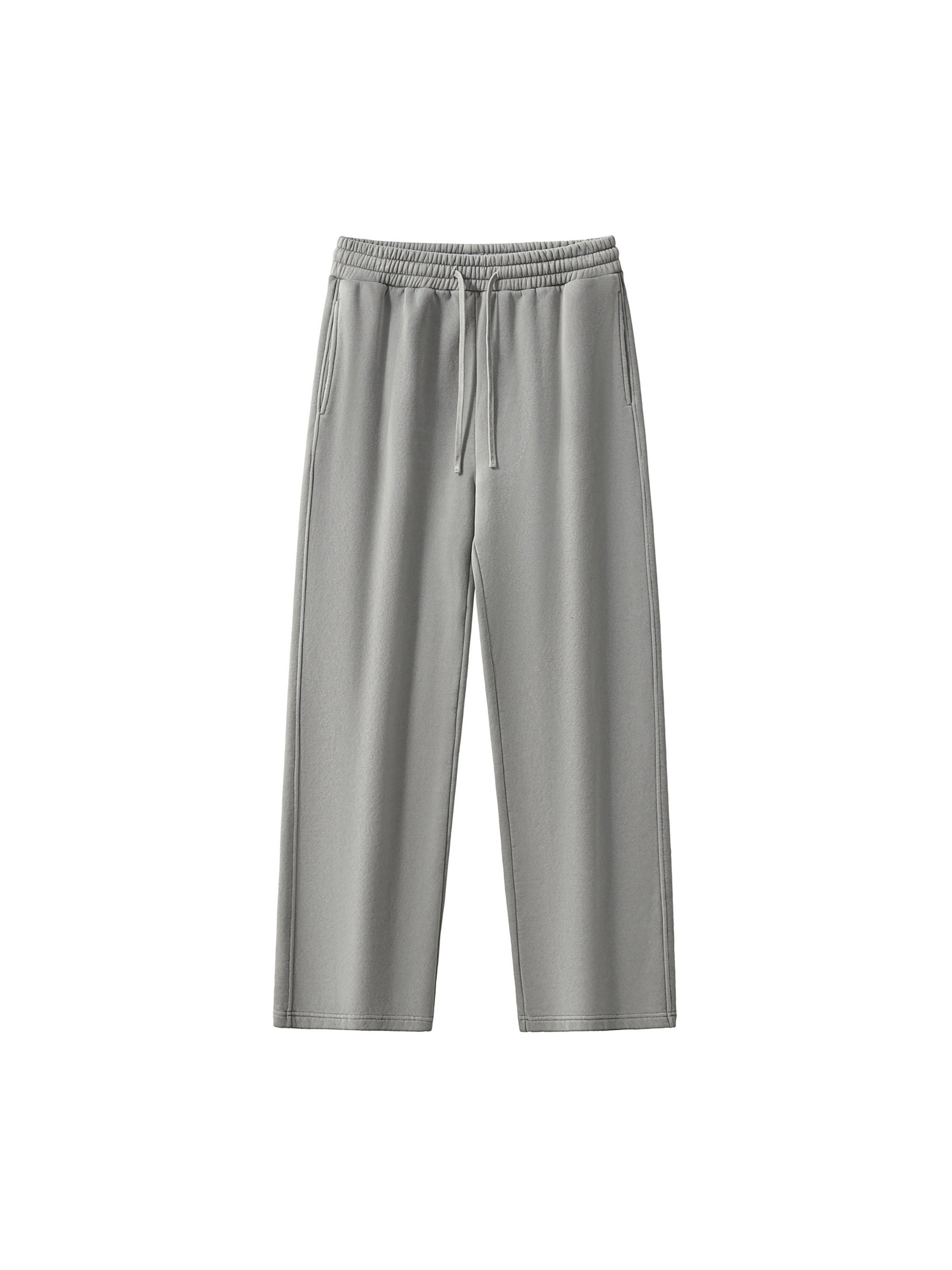 Frayed Enzyme Washed Fleece Sweatpants