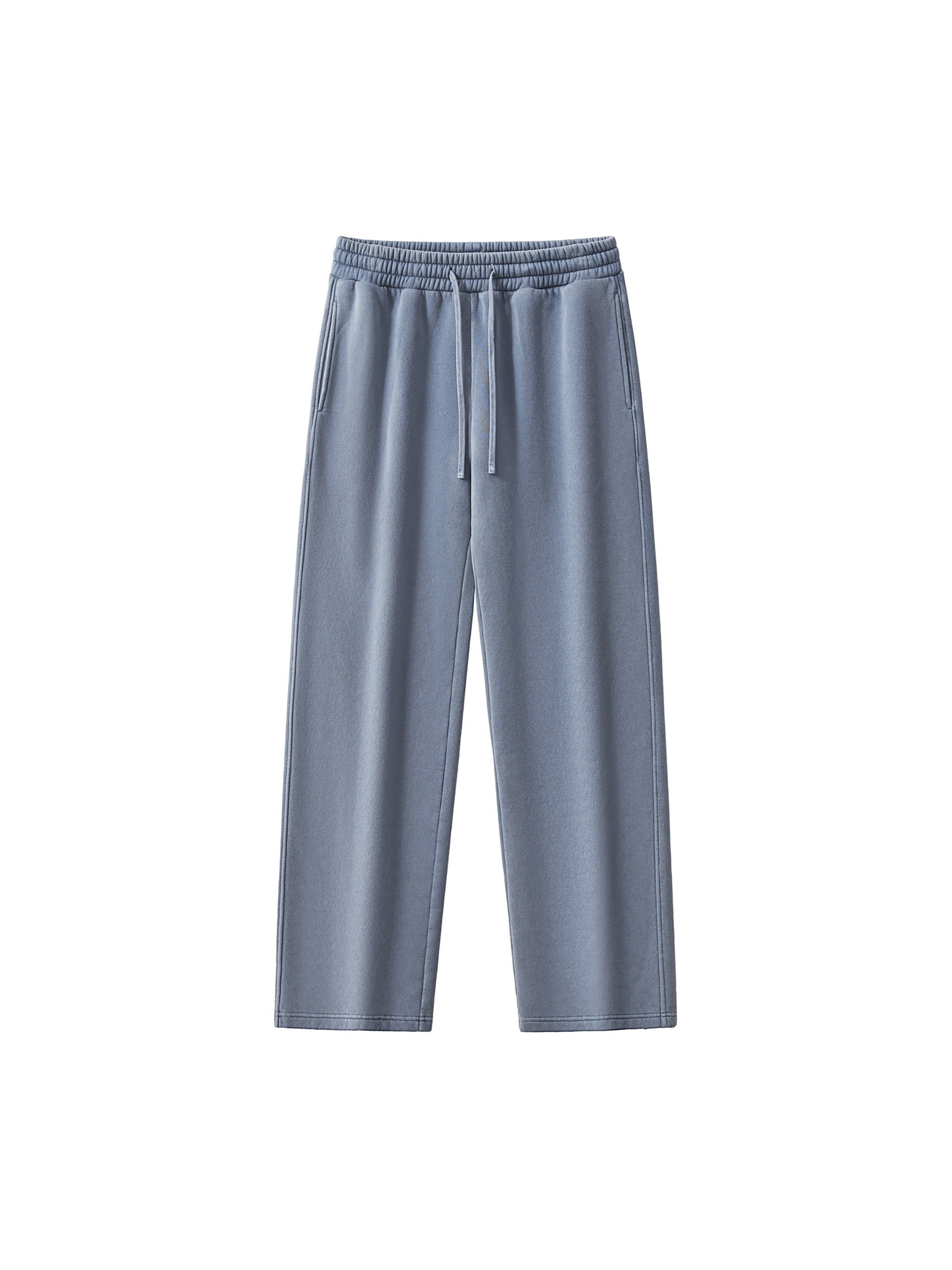 Frayed Enzyme Washed Fleece Sweatpants