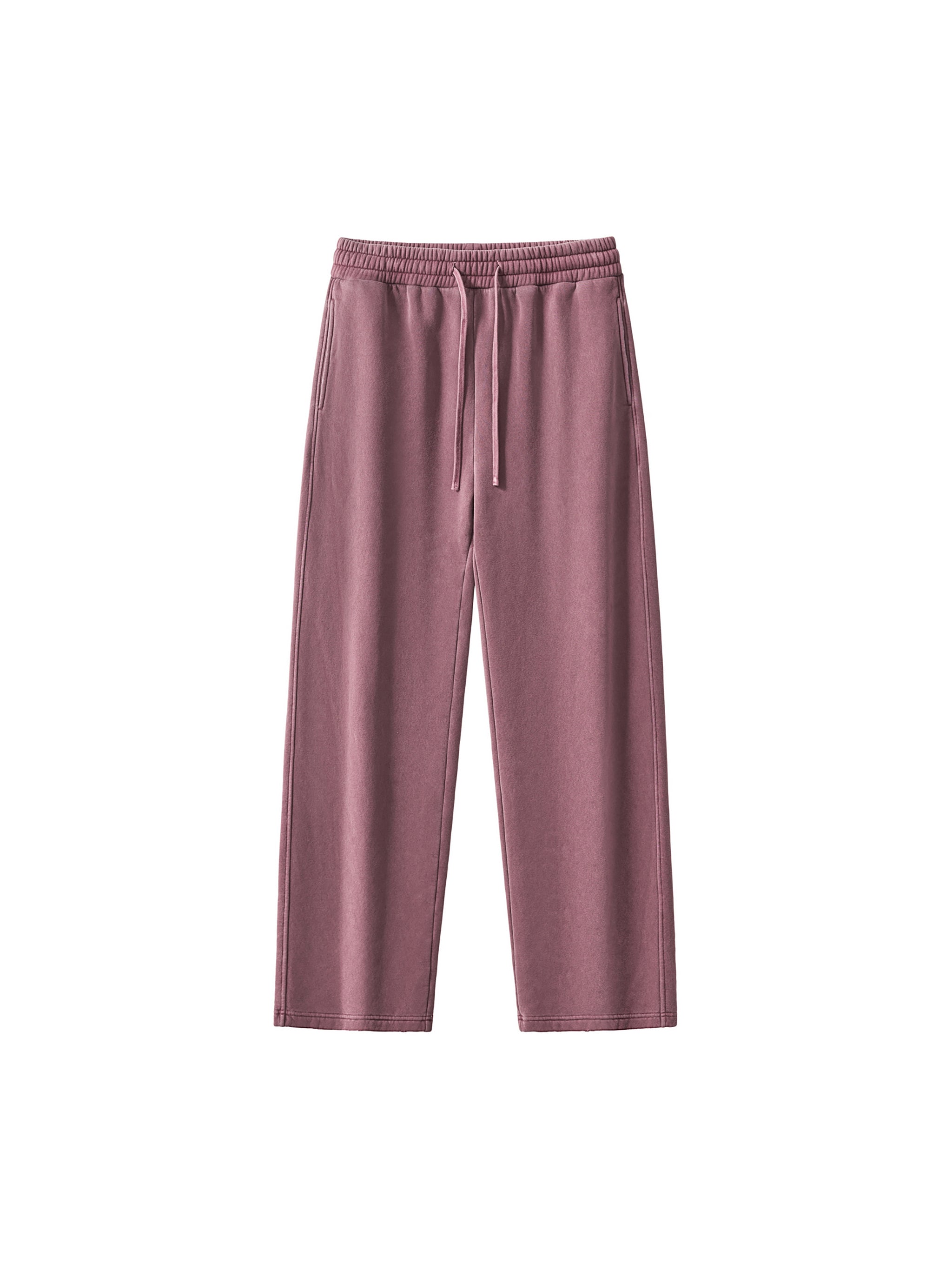 Frayed Enzyme Washed Fleece Sweatpants