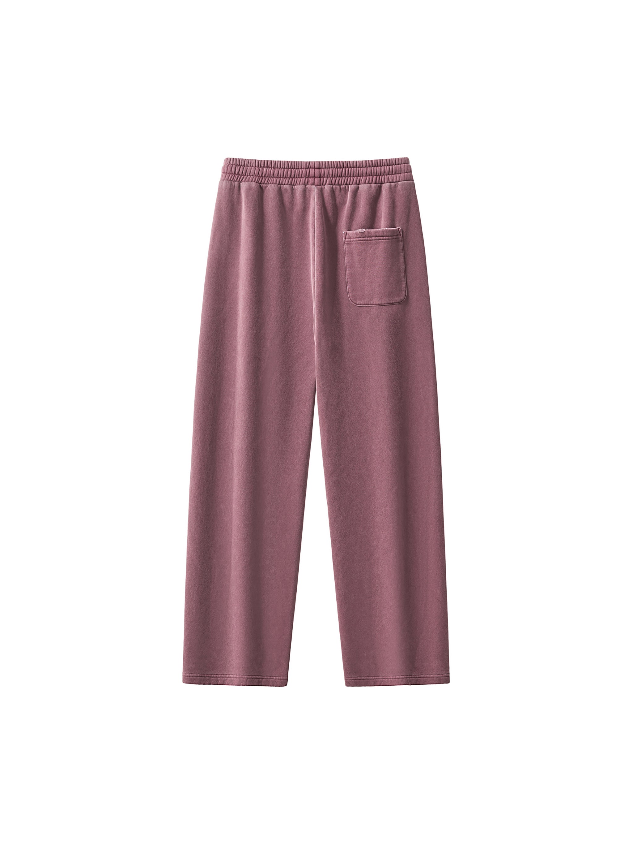 Frayed Enzyme Washed Fleece Sweatpants