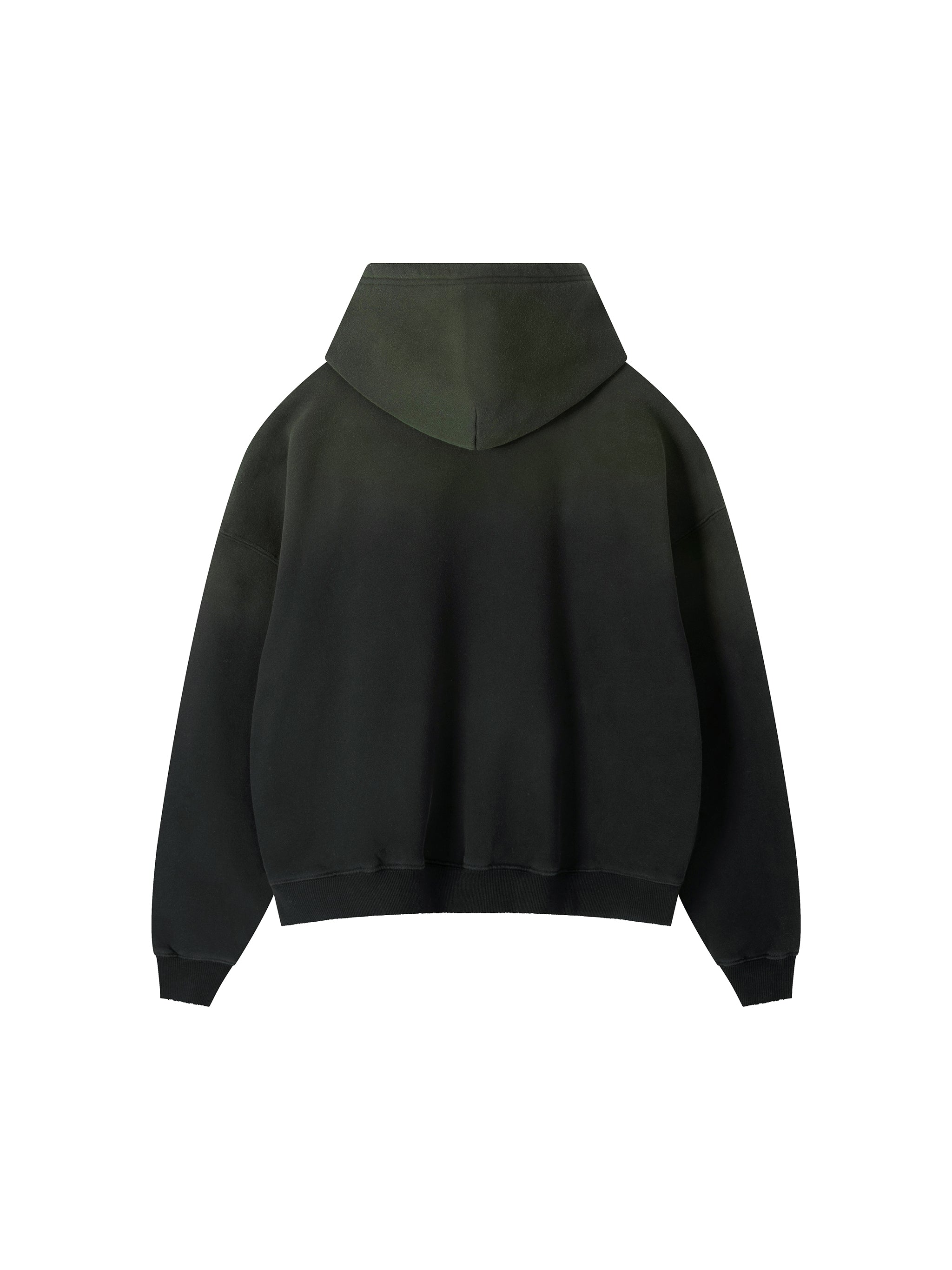 Frayed Sunfade Boxy Fleece Hoodie