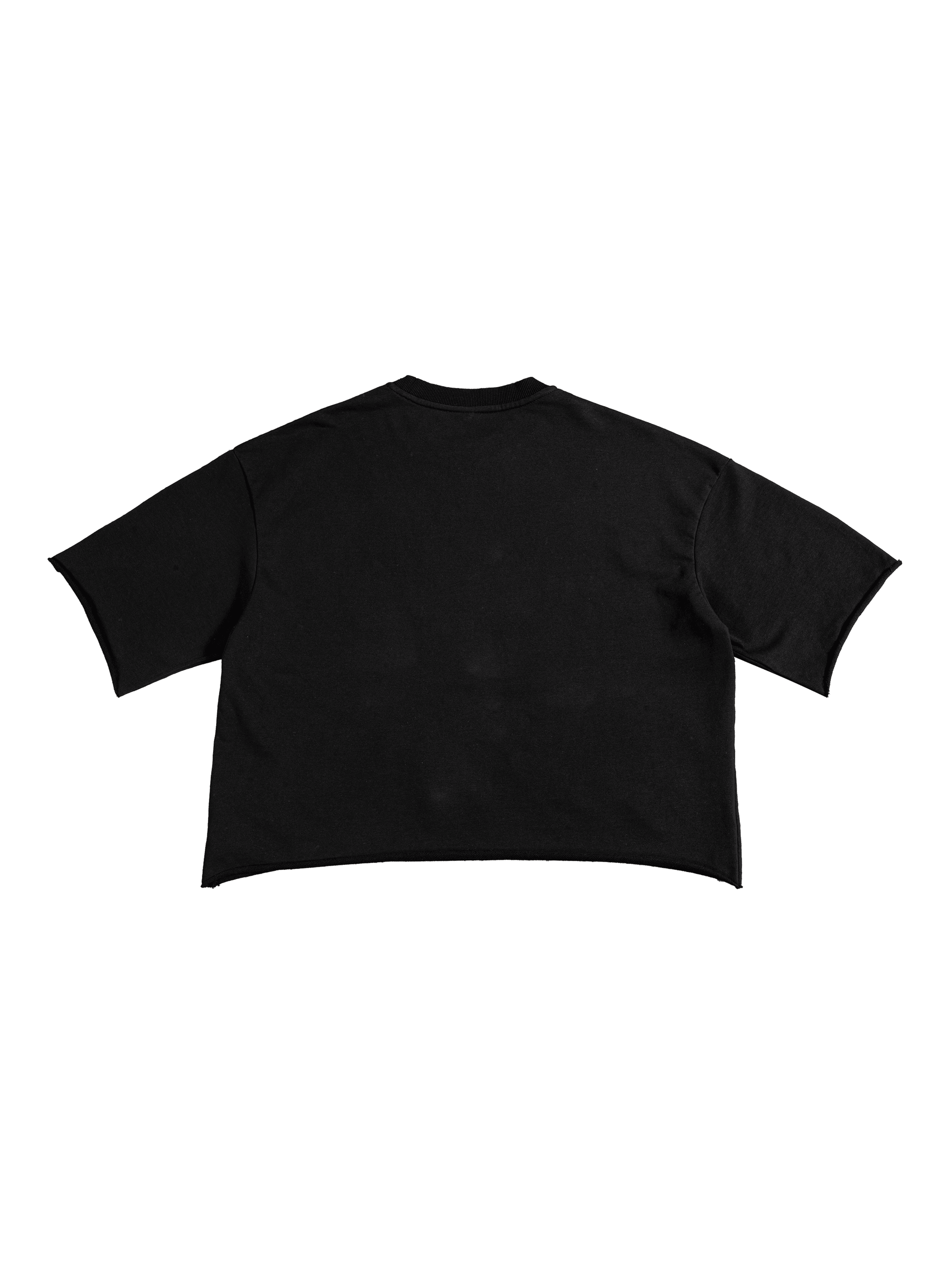 French Terry Raw Edge T-Shirt