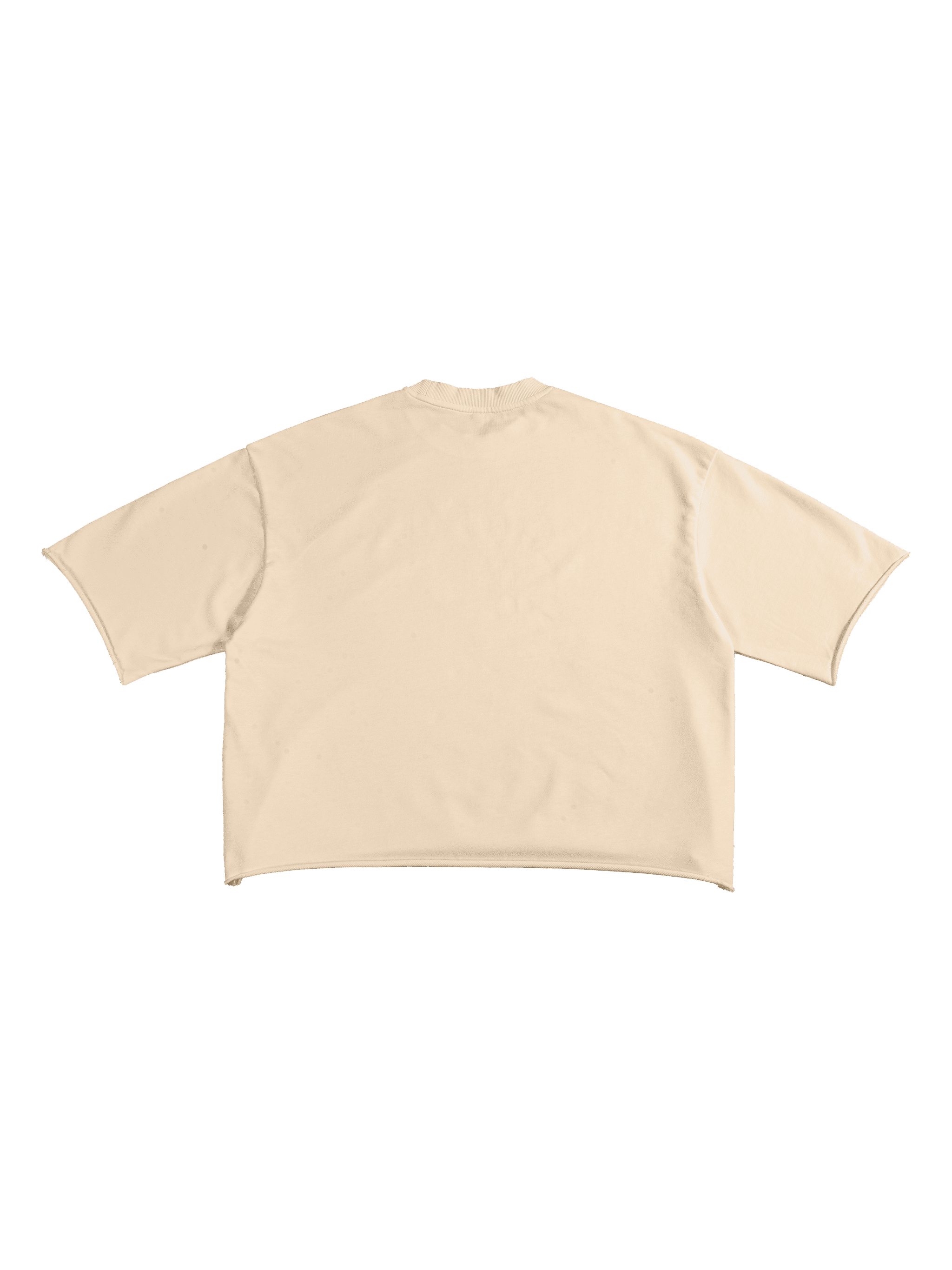 French Terry Raw Edge T-Shirt