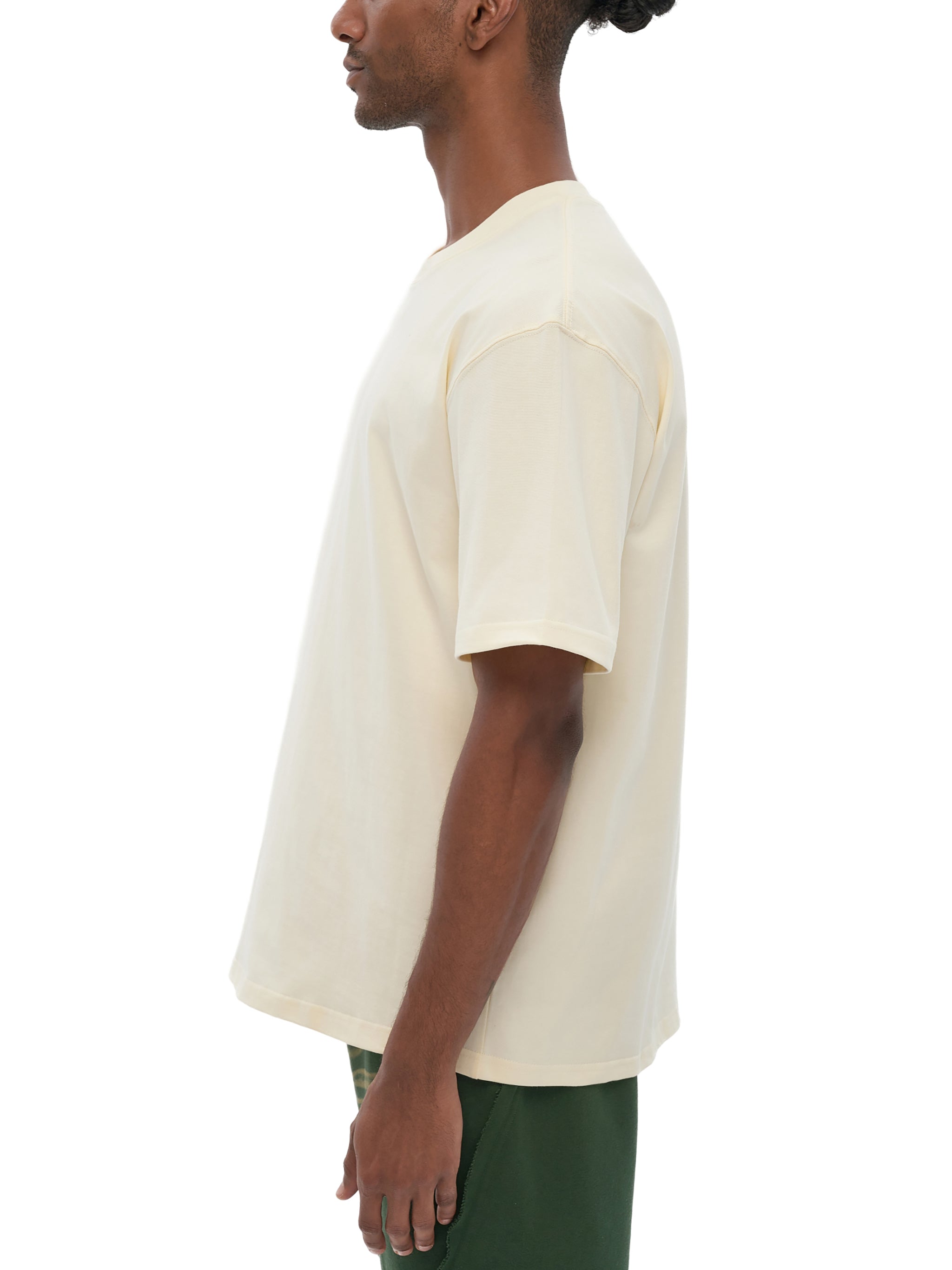 Heavyweight Drop Shoulder Cotton T-Shirt - Men
