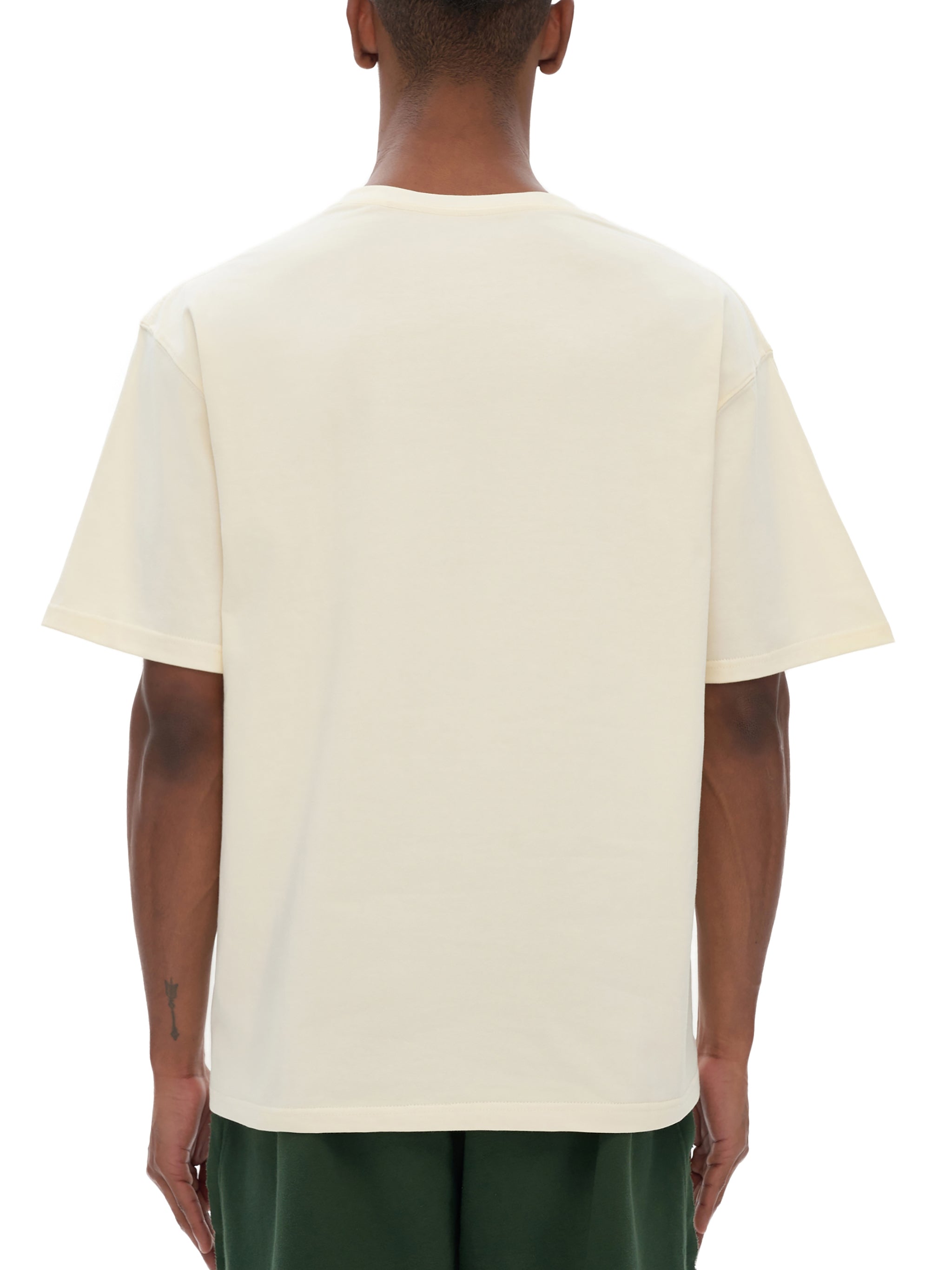 Heavyweight Drop Shoulder Cotton T-Shirt - Men