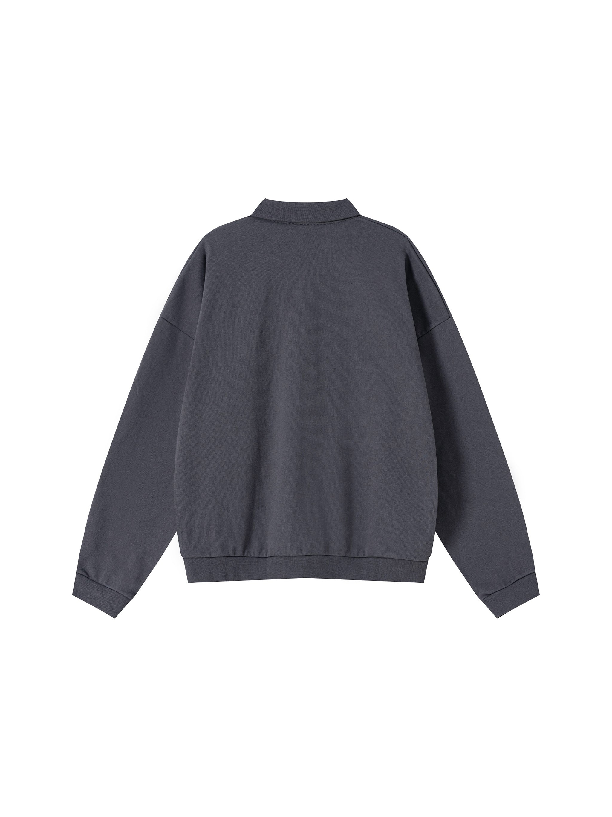 Heavyweight Fleece Polo Sweatshirt