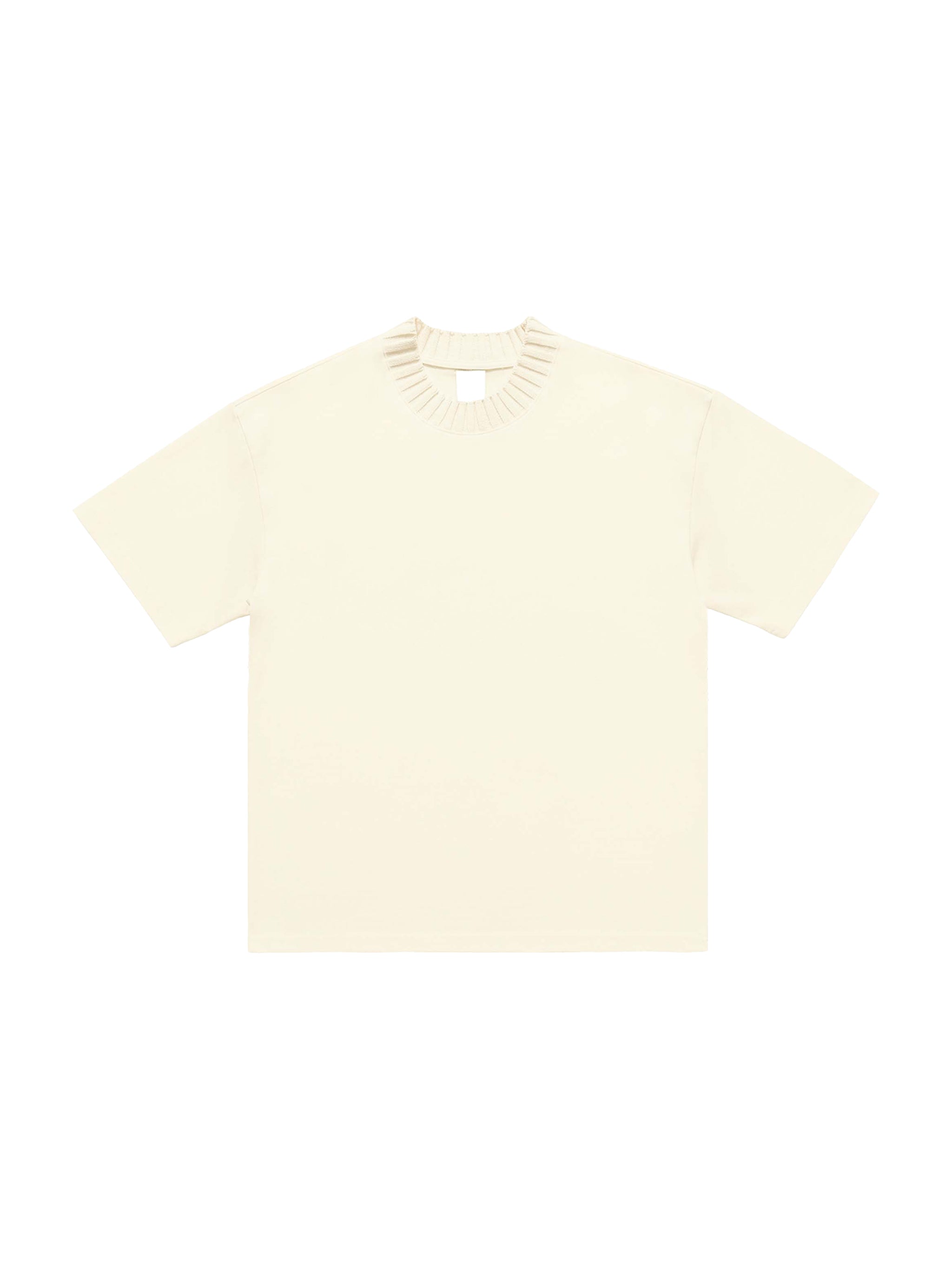 Heavyweight Knitted Round Neck T-Shirt