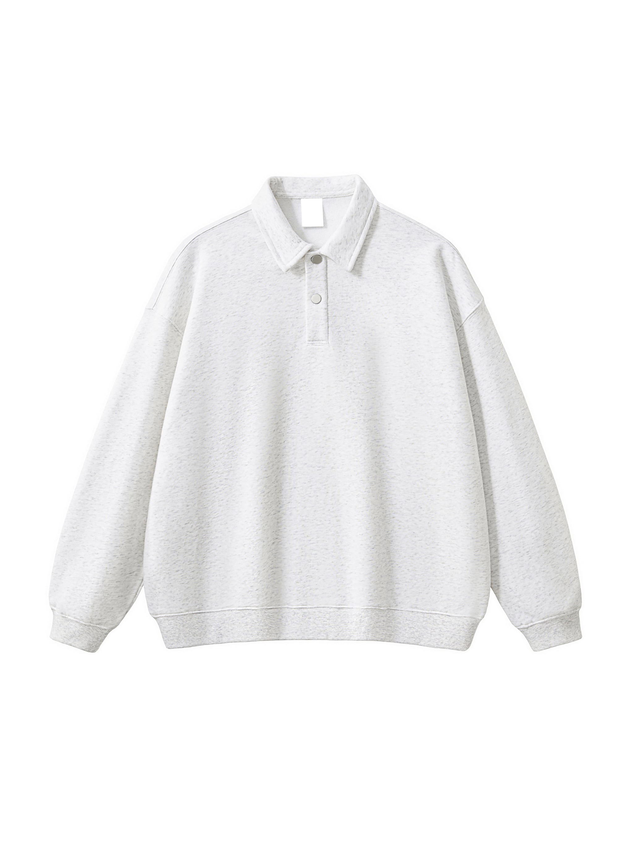 Heavyweight Polo-Collar Sweatshirt