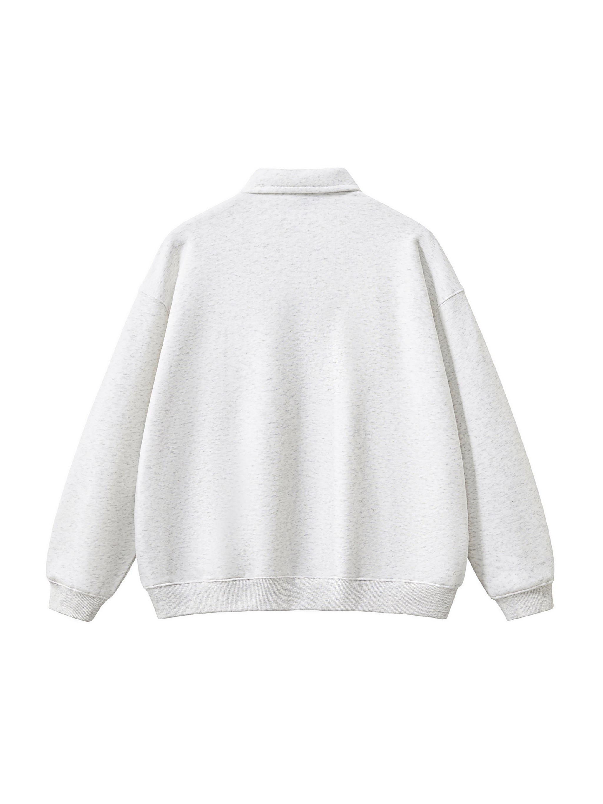 Heavyweight Polo-Collar Sweatshirt