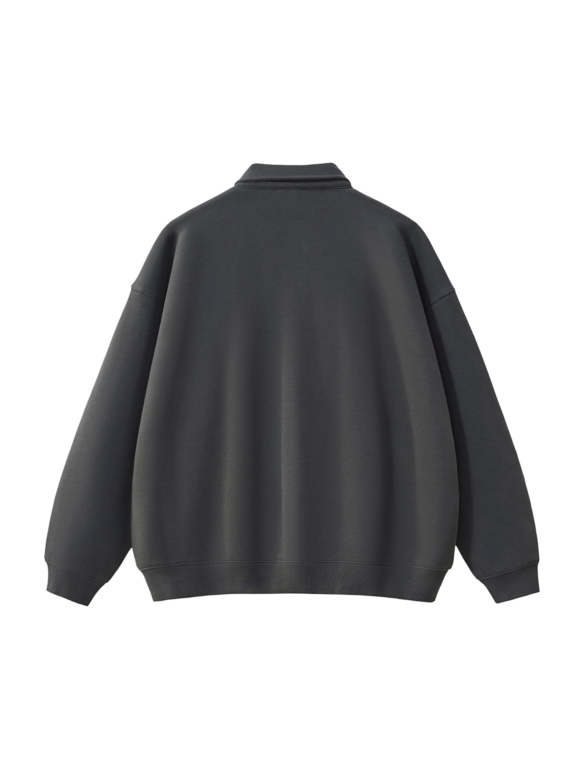 Heavyweight Polo-Collar Sweatshirt