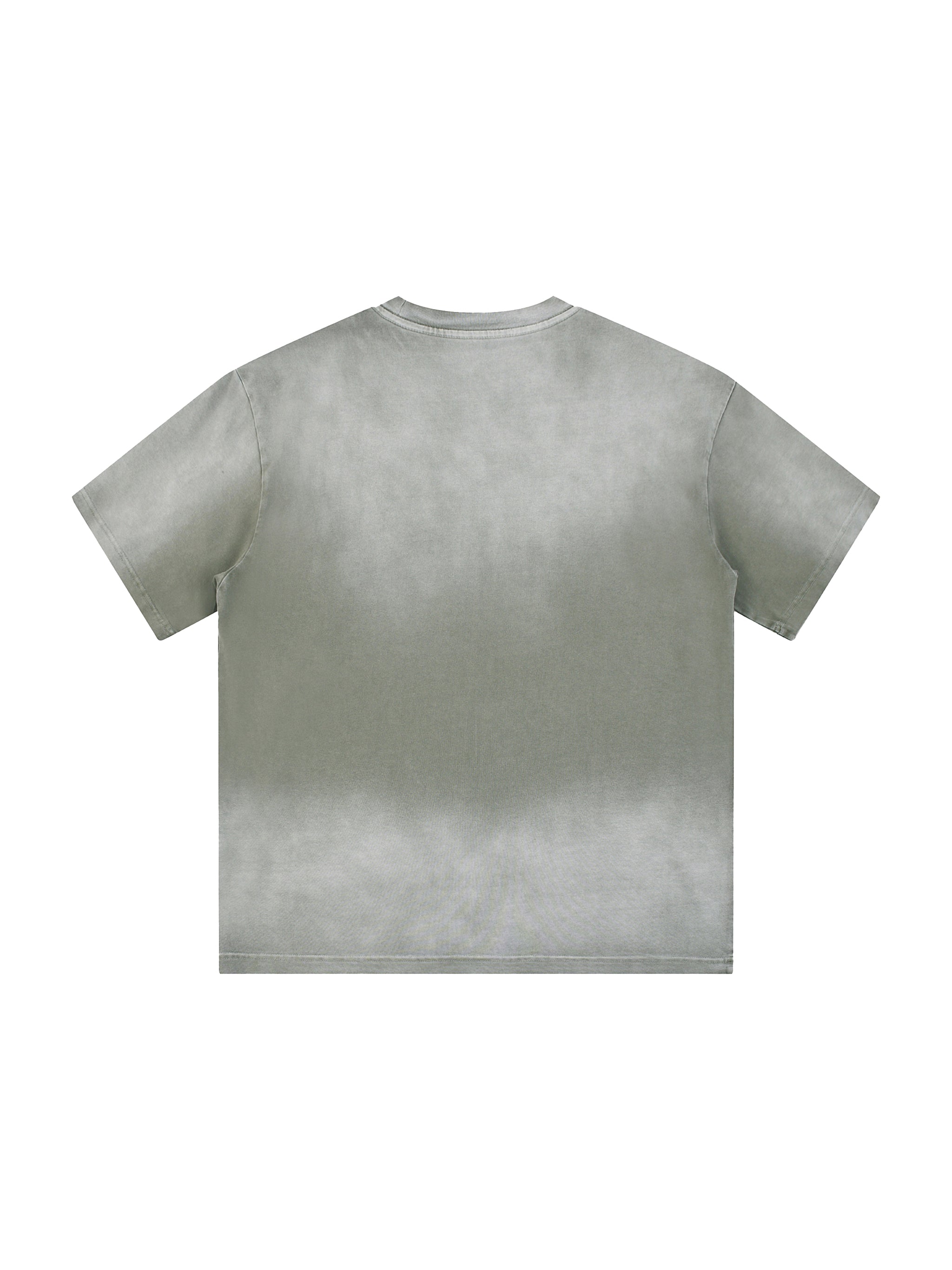 “I” Shape Gradient Washed T-Shirt