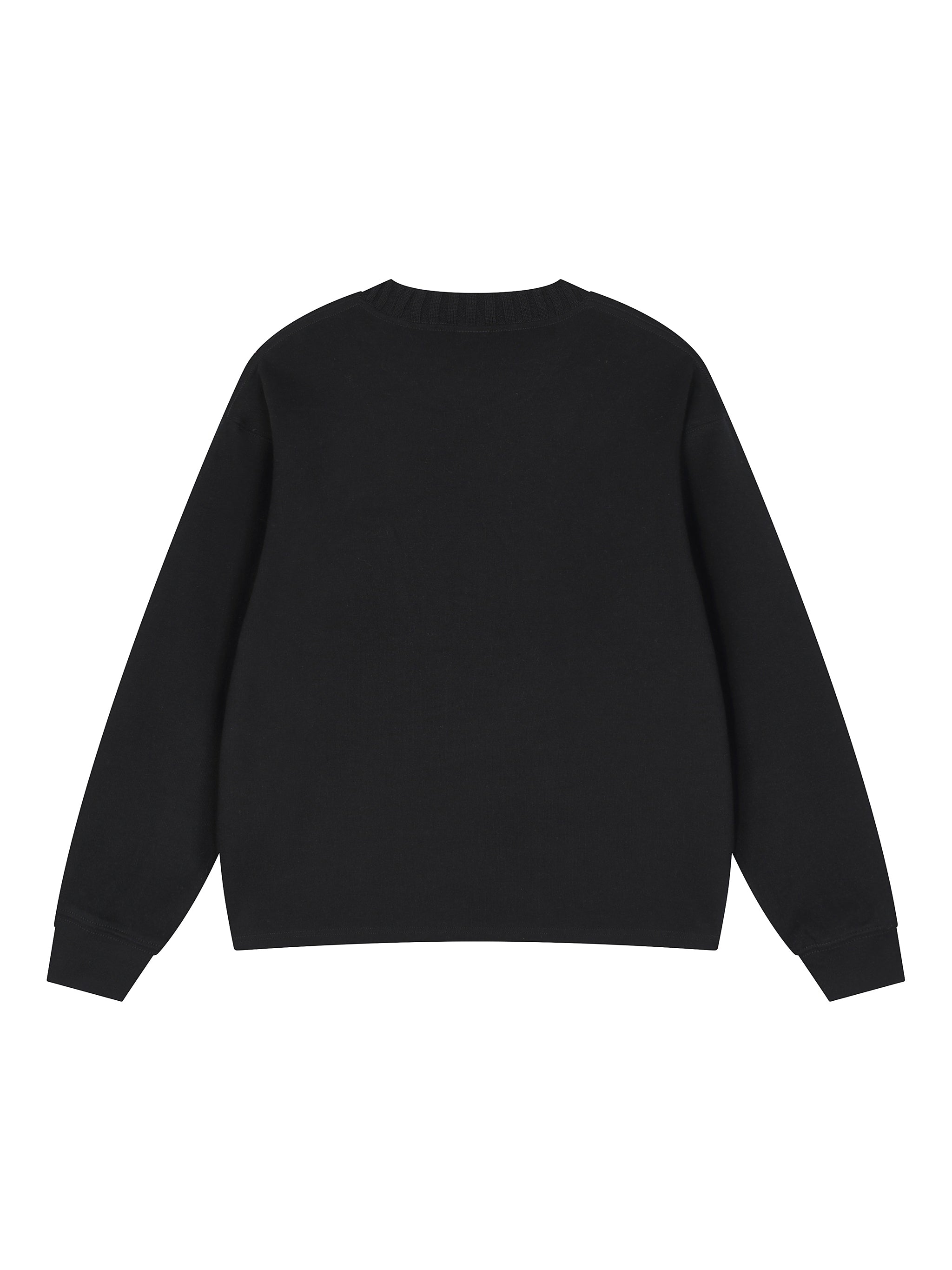 Knitted Round Neck Oversize Sweatshirt