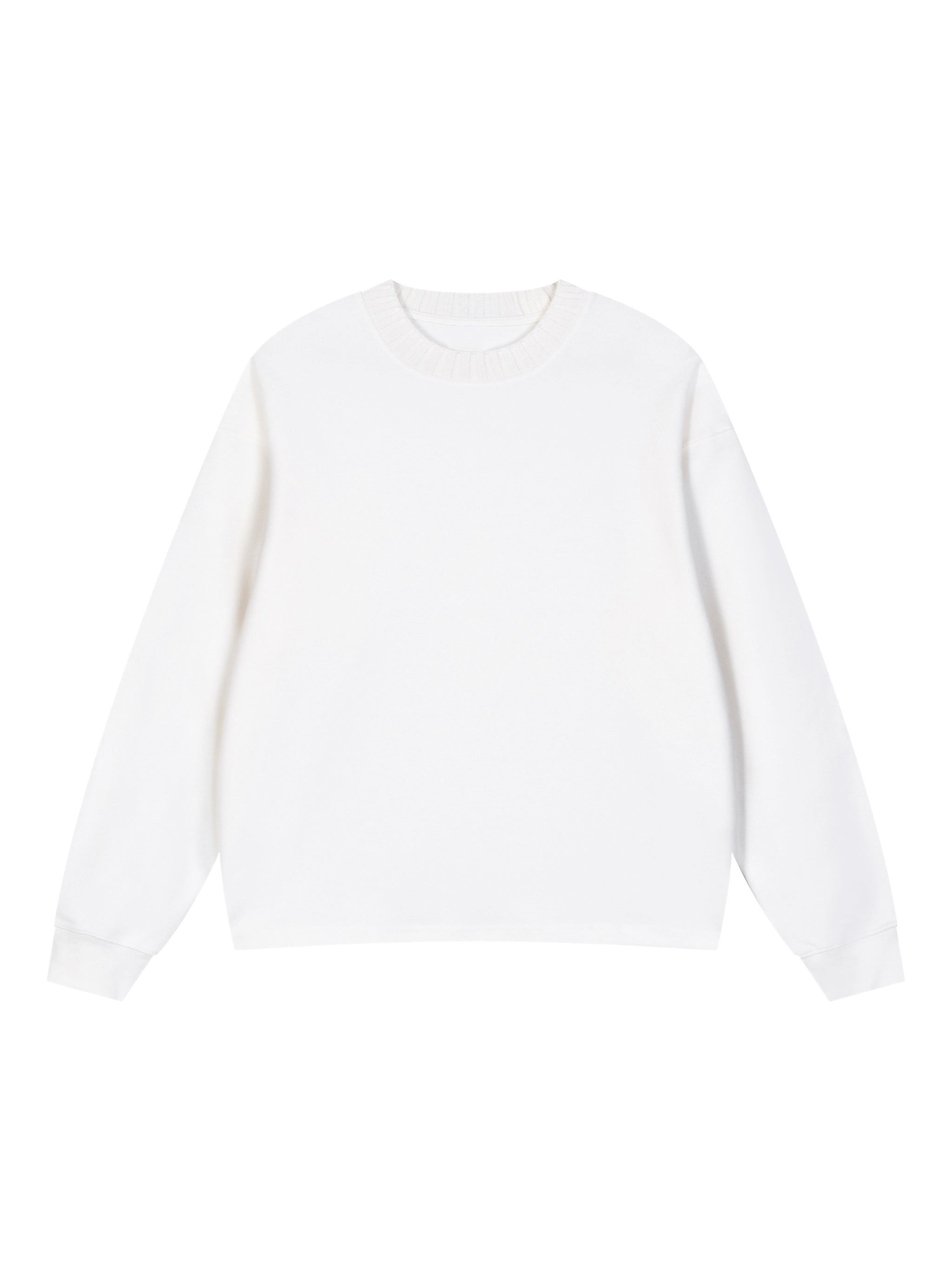 Knitted Round Neck Oversize Sweatshirt