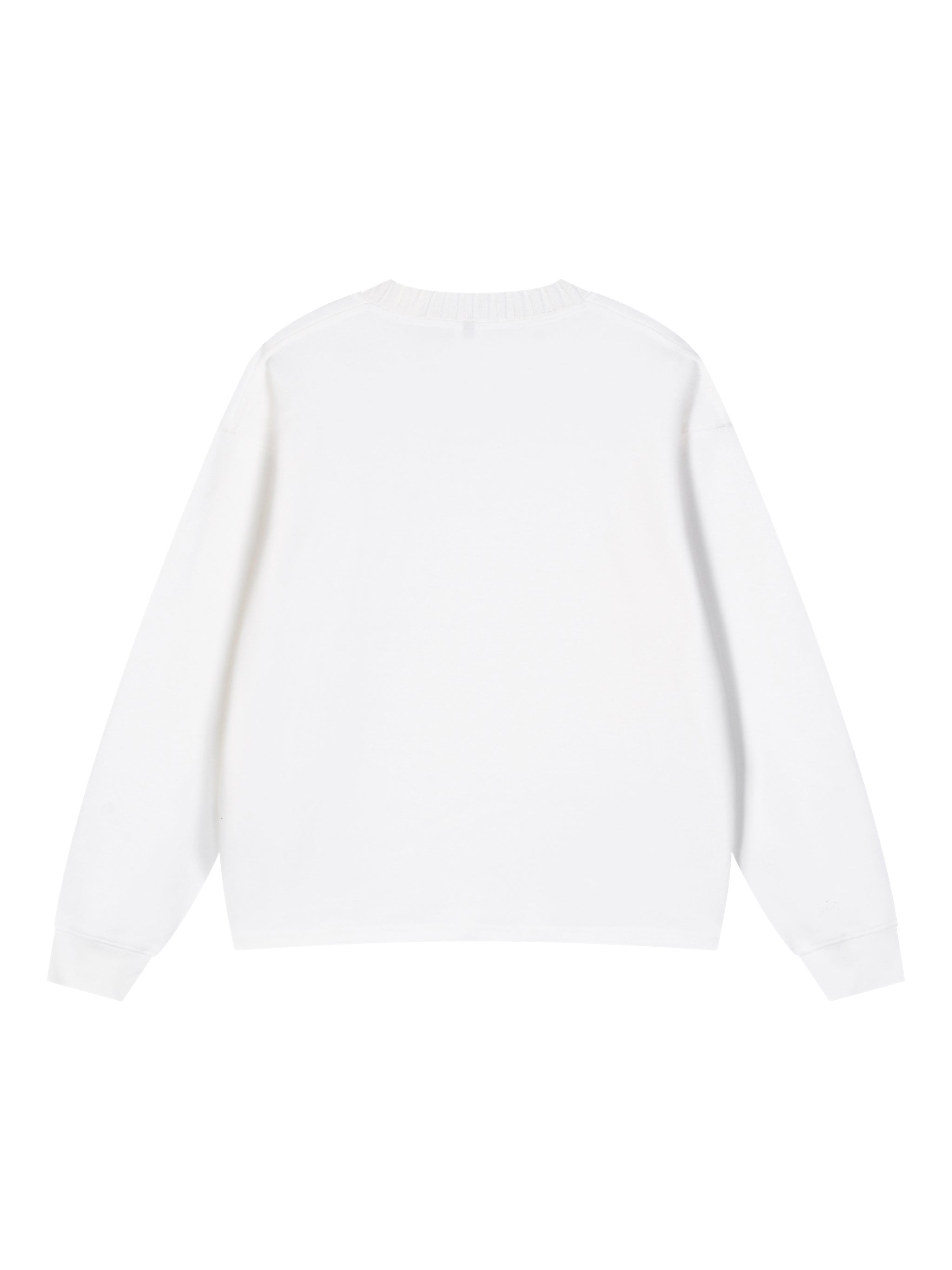 Knitted Round Neck Oversize Sweatshirt