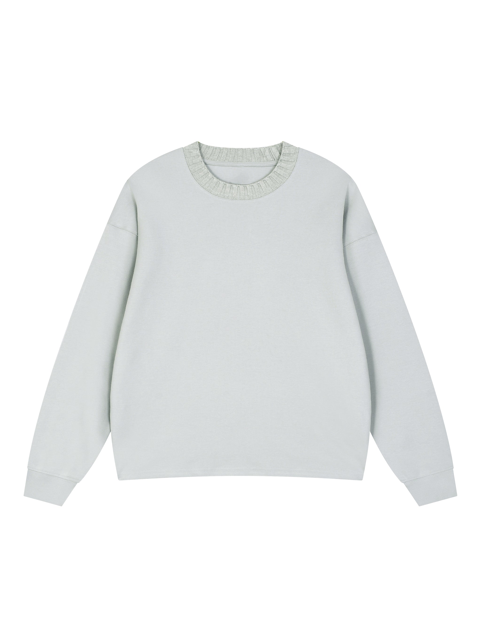 Knitted Round Neck Oversize Sweatshirt