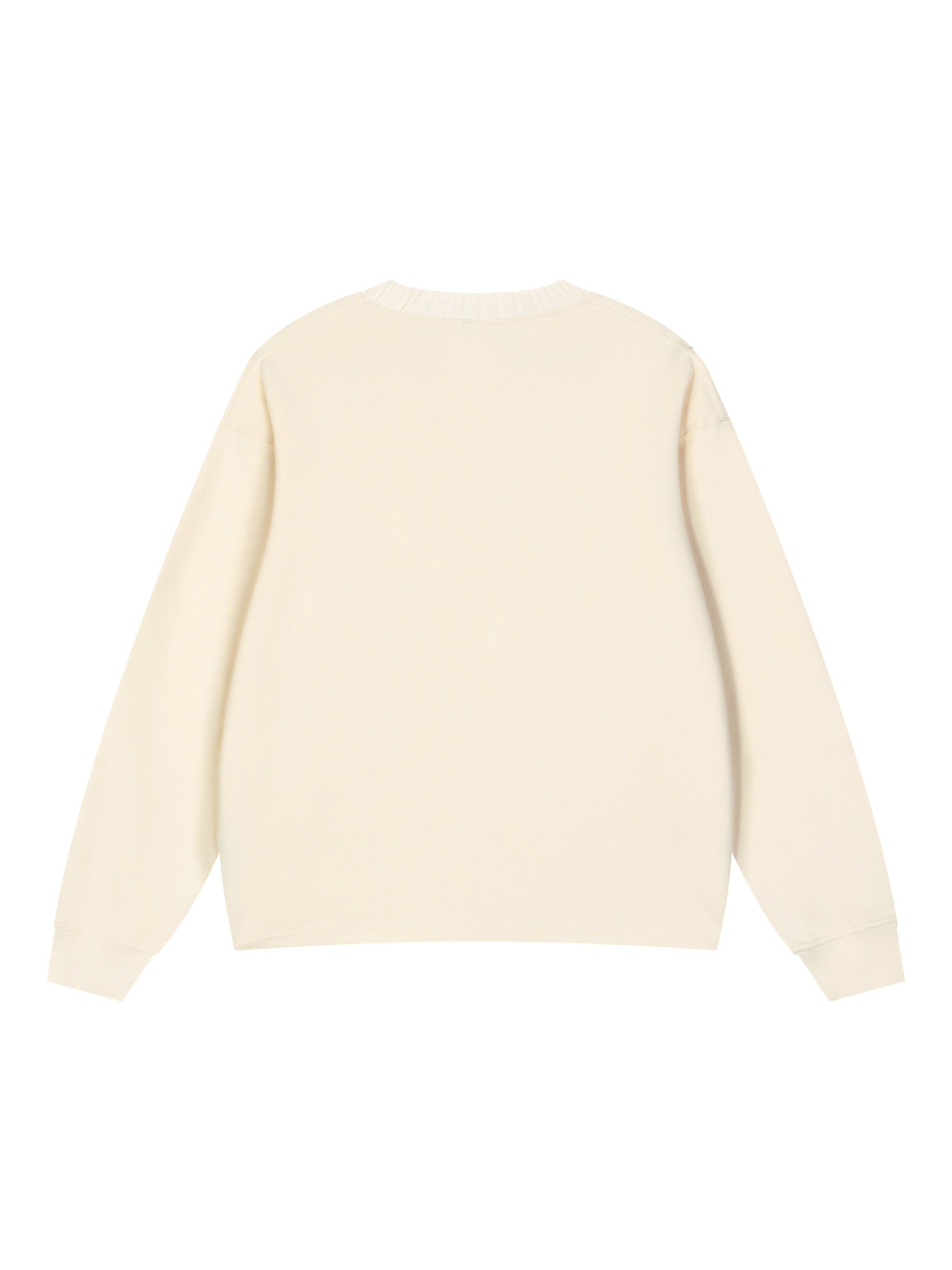 Knitted Round Neck Oversize Sweatshirt