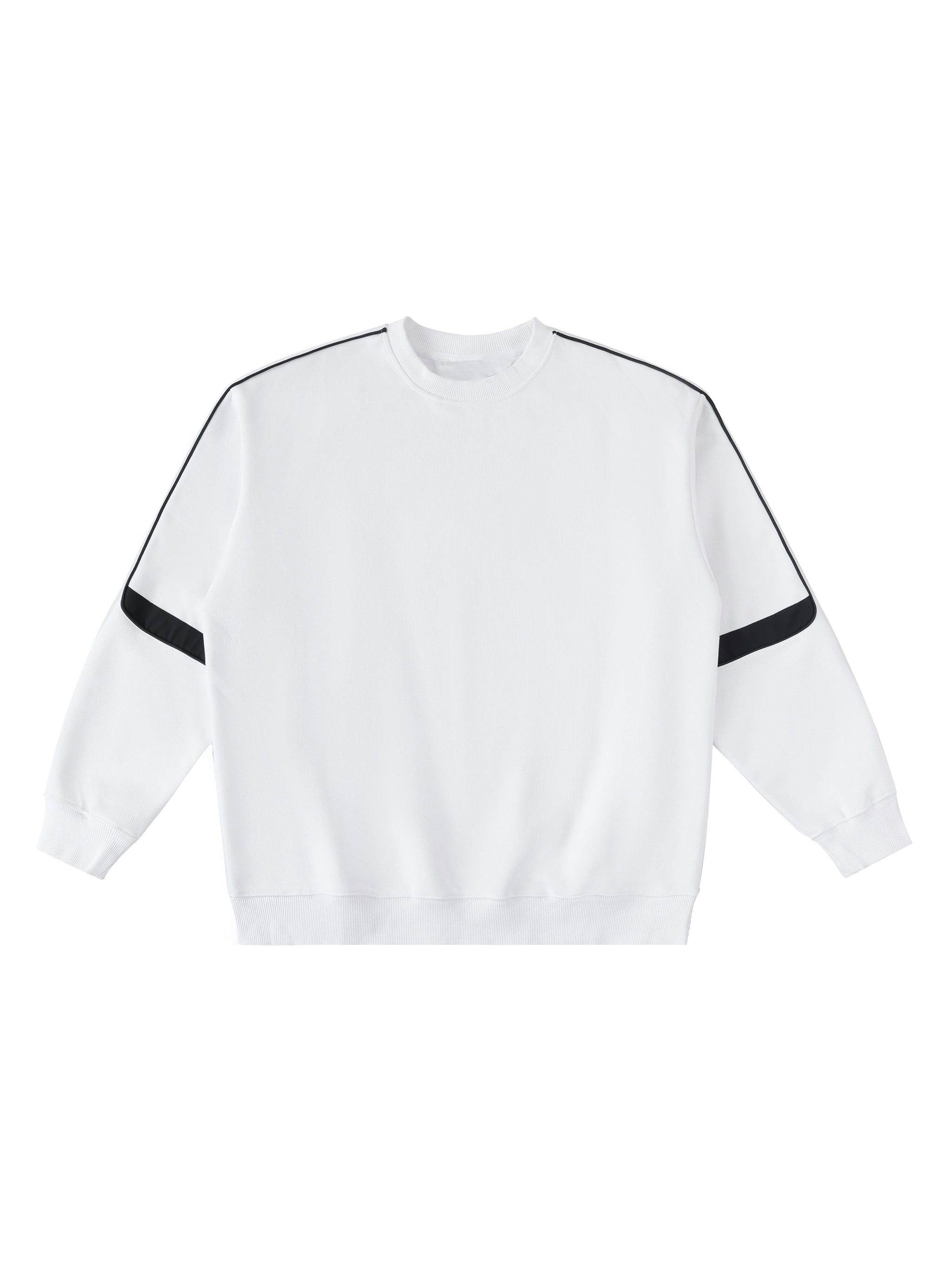 Oversized Crewneck Taped Sweatshirt