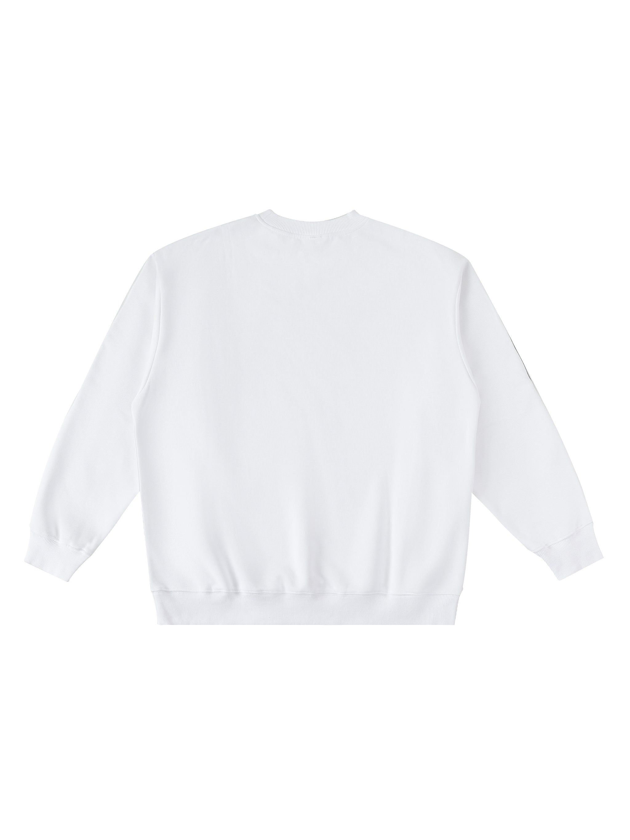 Oversized Crewneck Taped Sweatshirt