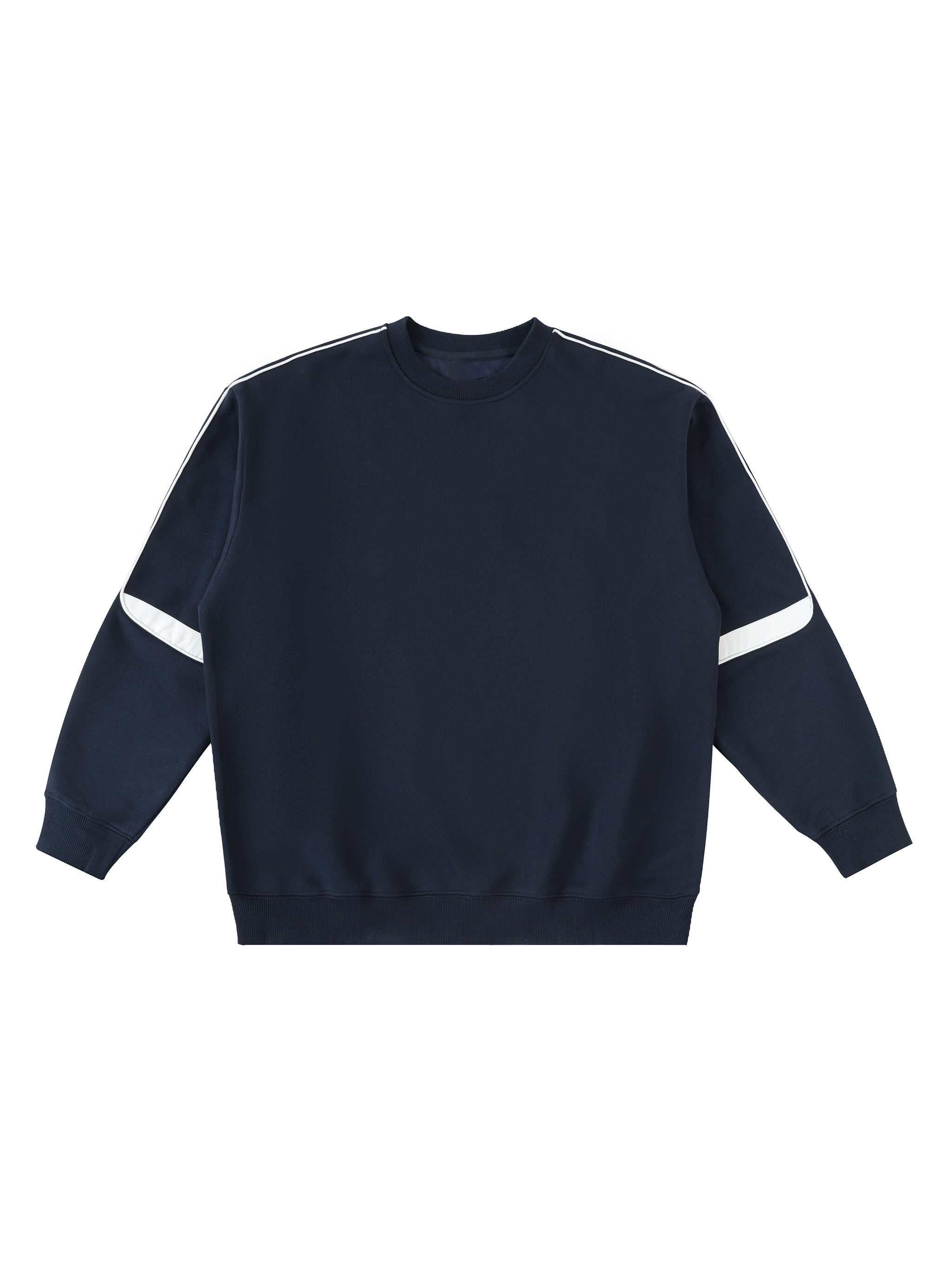 Oversized Crewneck Taped Sweatshirt