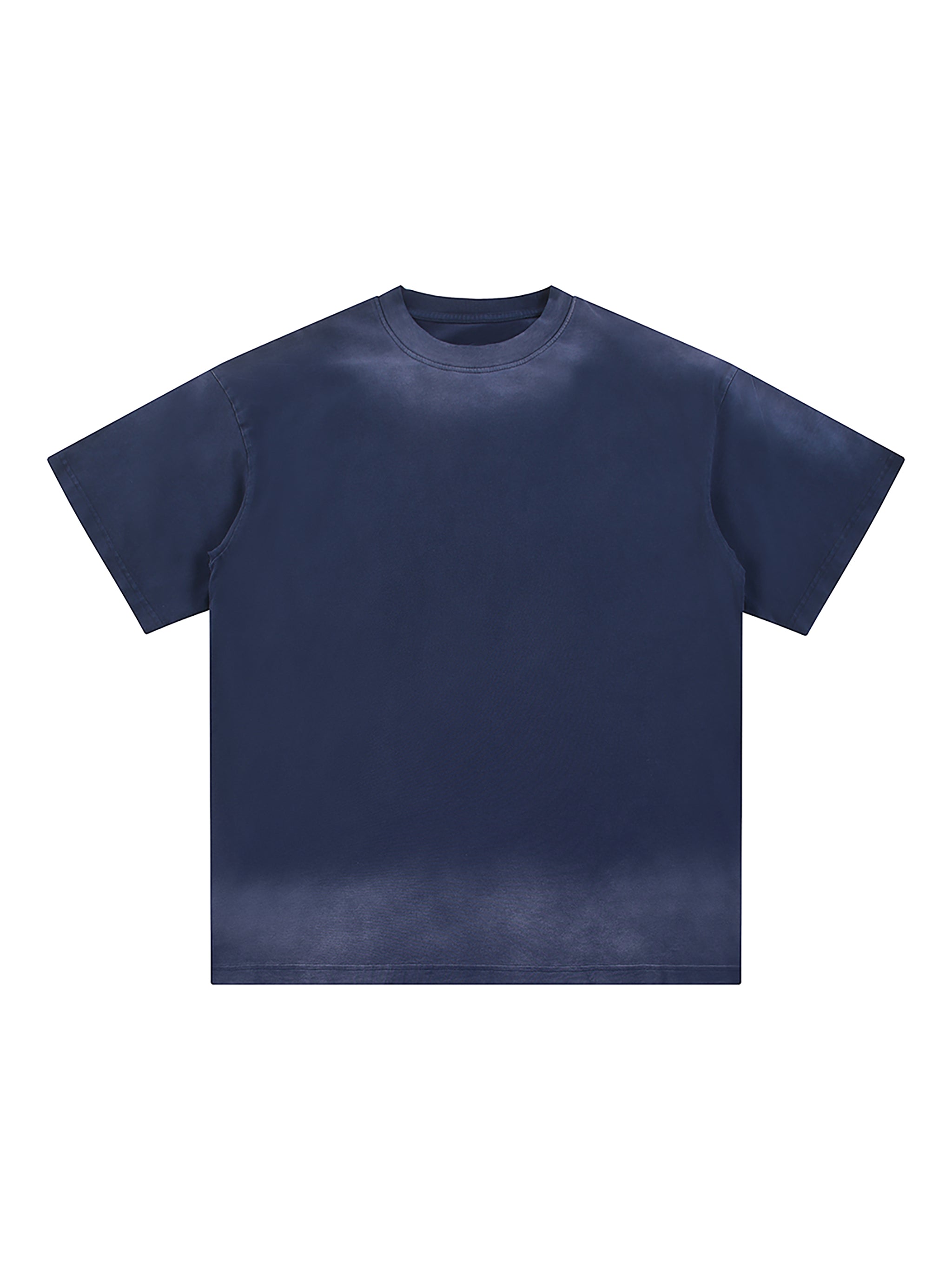 Petite Crew Neck Sunfade Edge T-Shirt