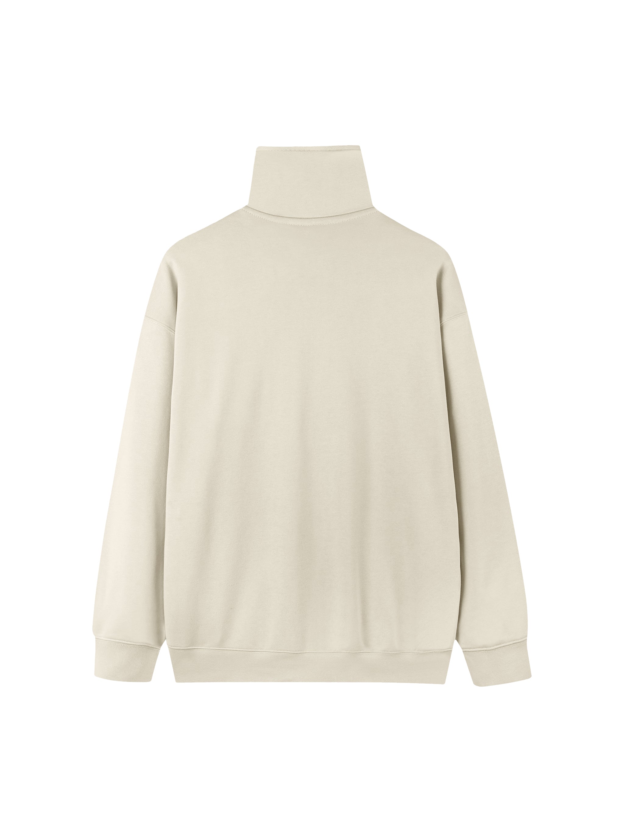 Quarter-Zip Drop Shoulder Sweatshirt
