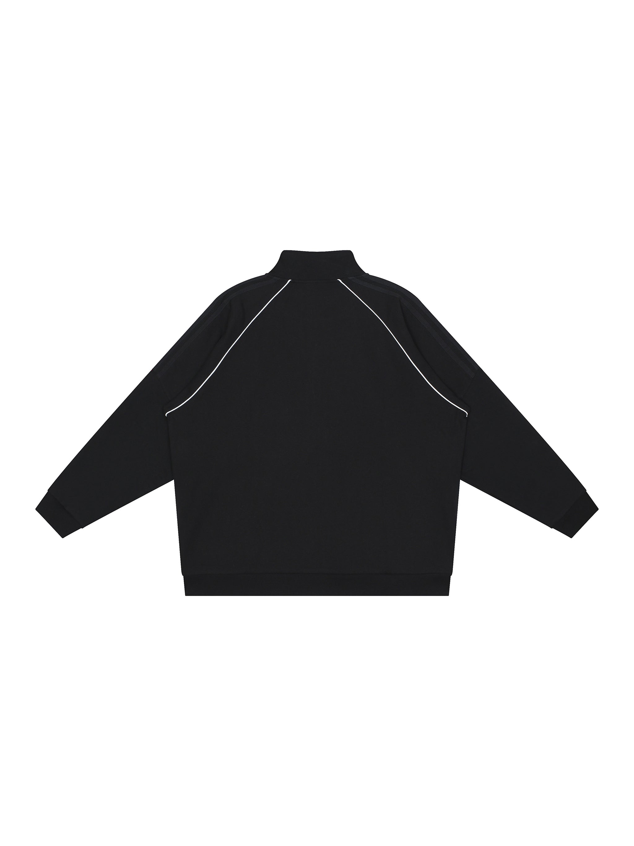 Reflection Striped Raglan Sleeve Jacket