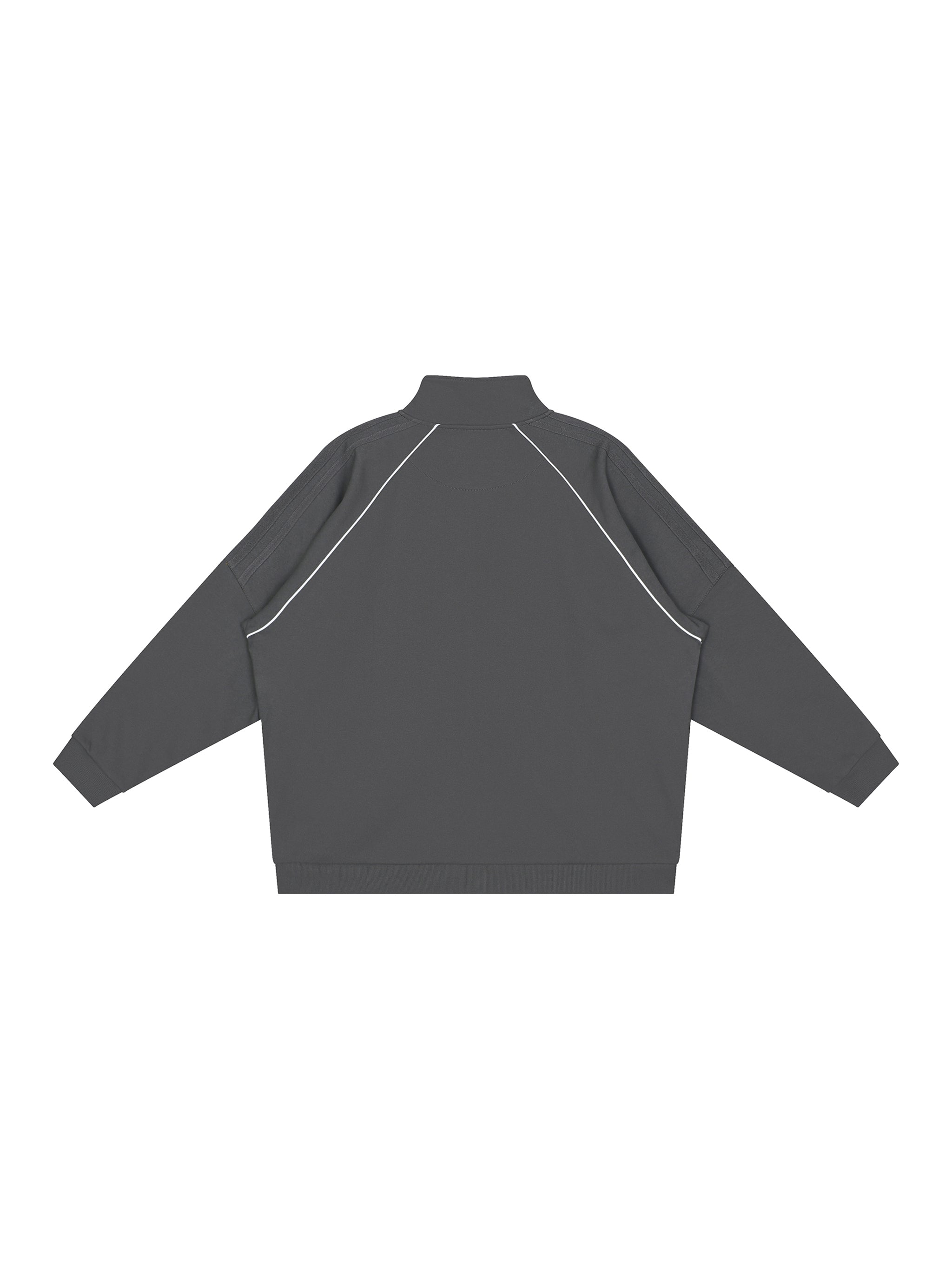 Reflection Striped Raglan Sleeve Jacket