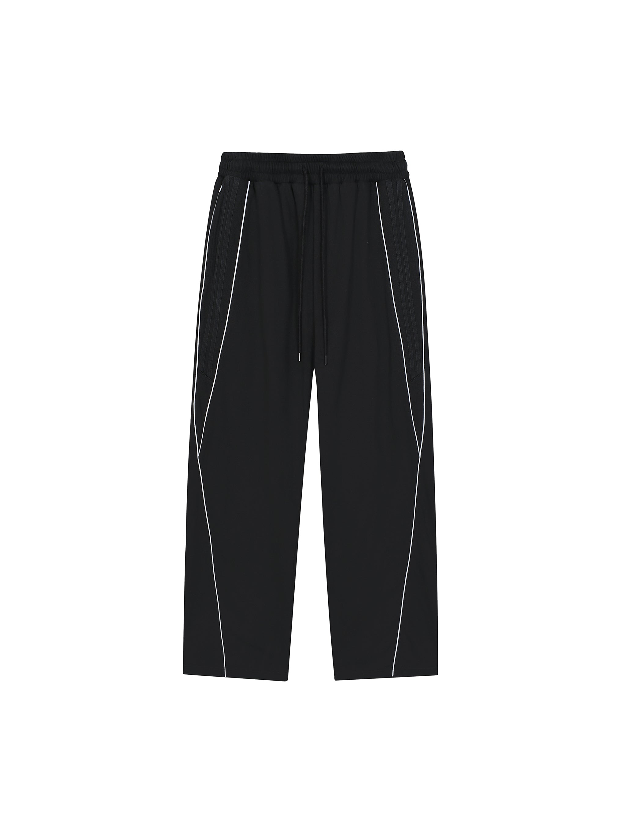 Reflection Striped Straight-Leg Sweatpants
