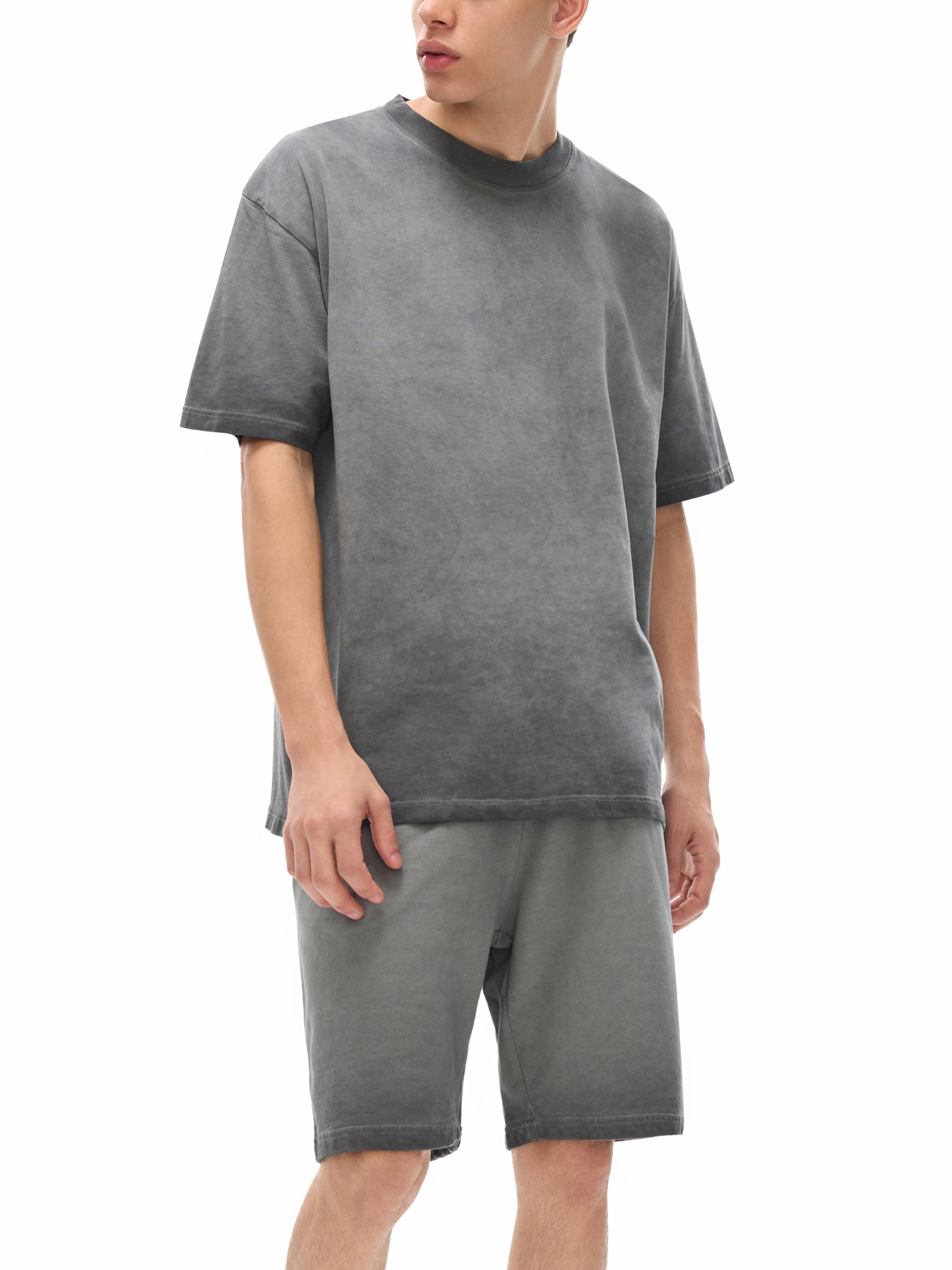Reverse Dyed Loose Cotton T-Shirt