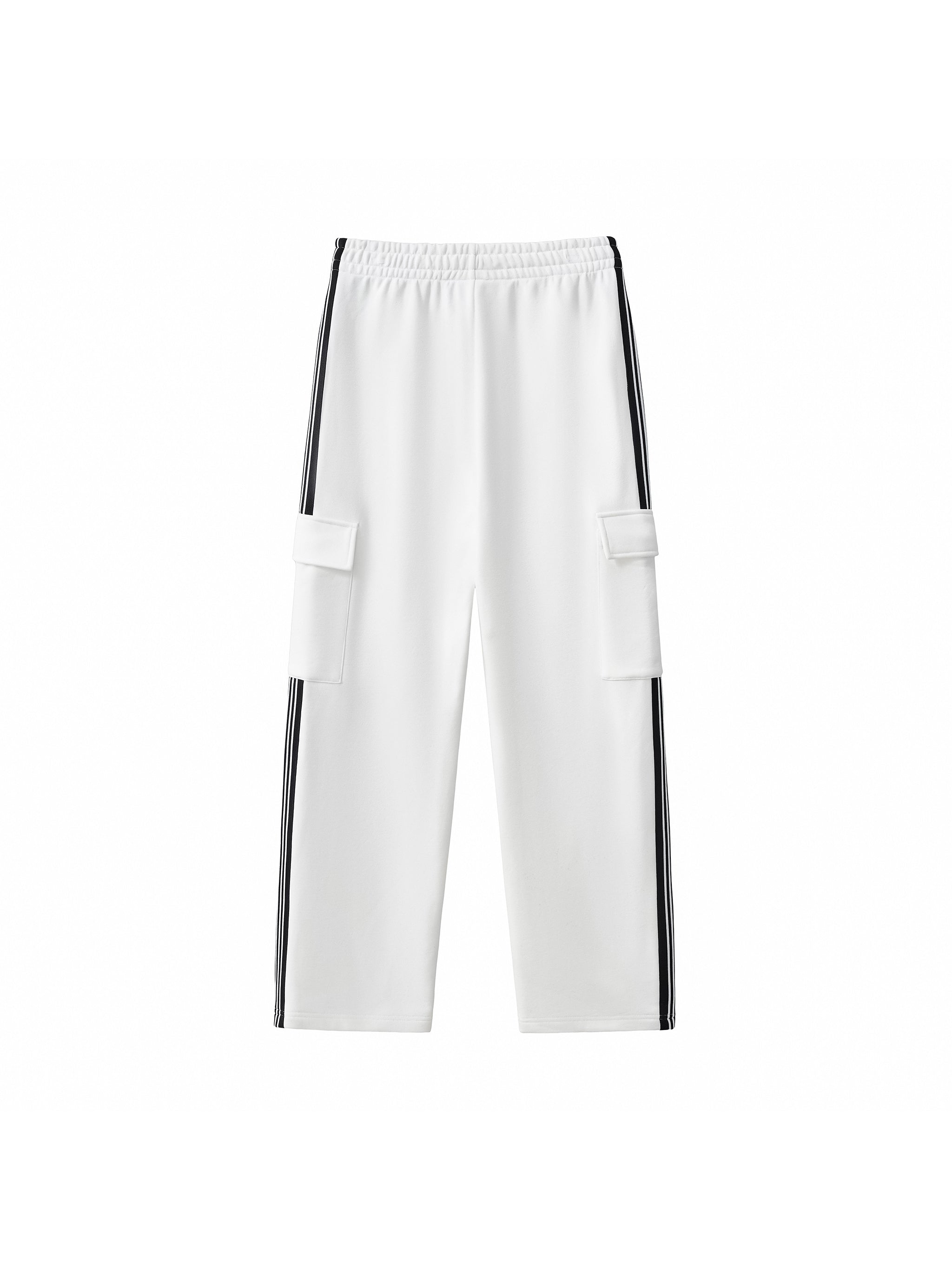 Side Stripe Straight-Leg Pants