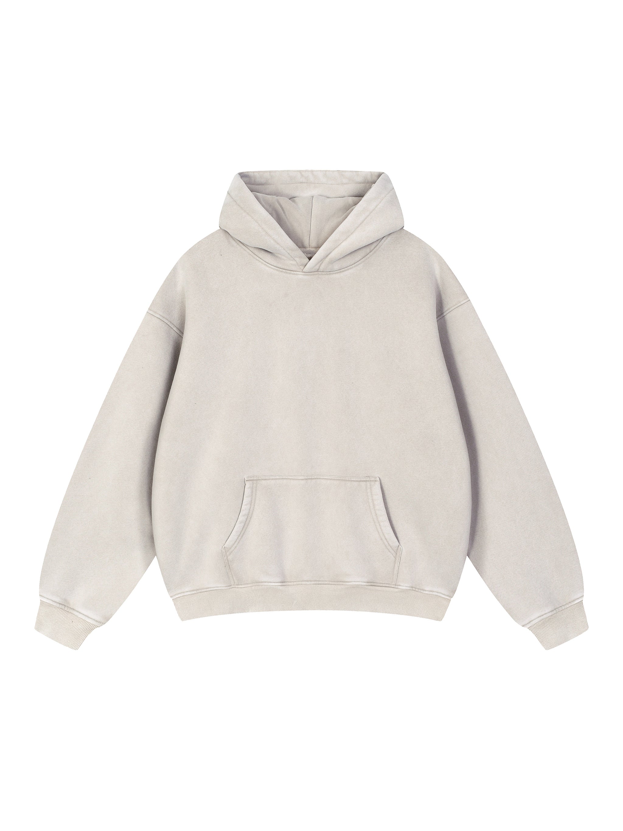 Snow Wash Fleece Oversize Hoodie