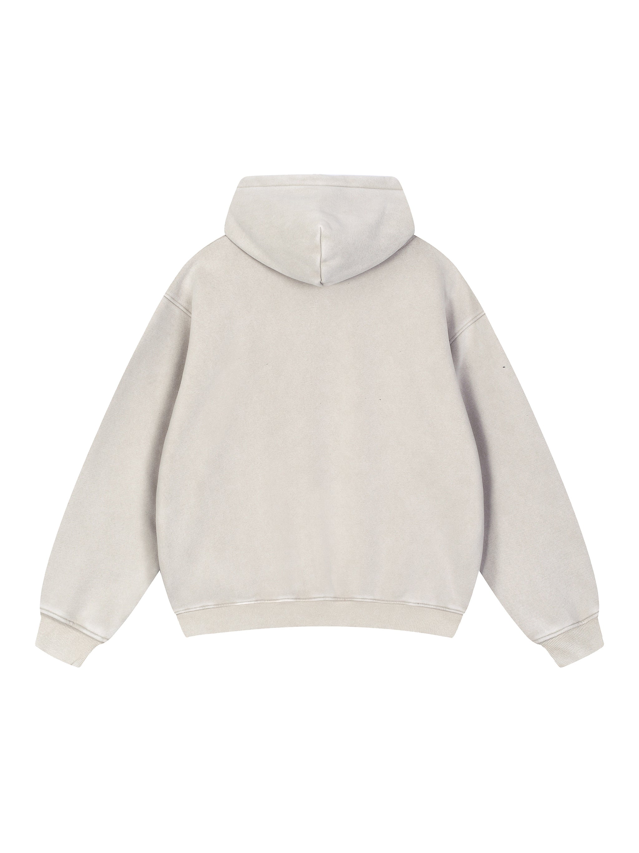 Snow Wash Fleece Oversize Hoodie