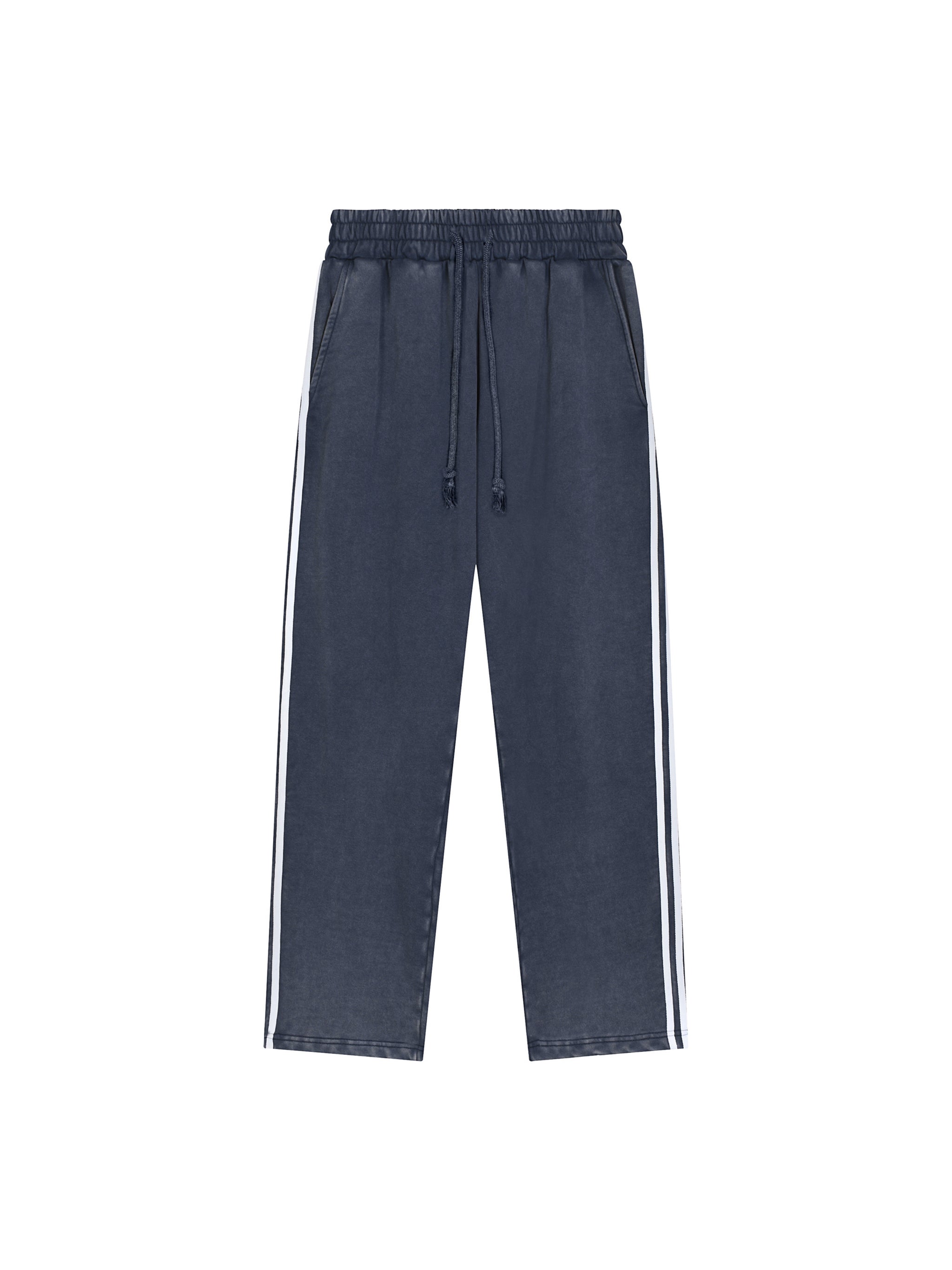 Snow Washed Contrast Tape Sweatpants