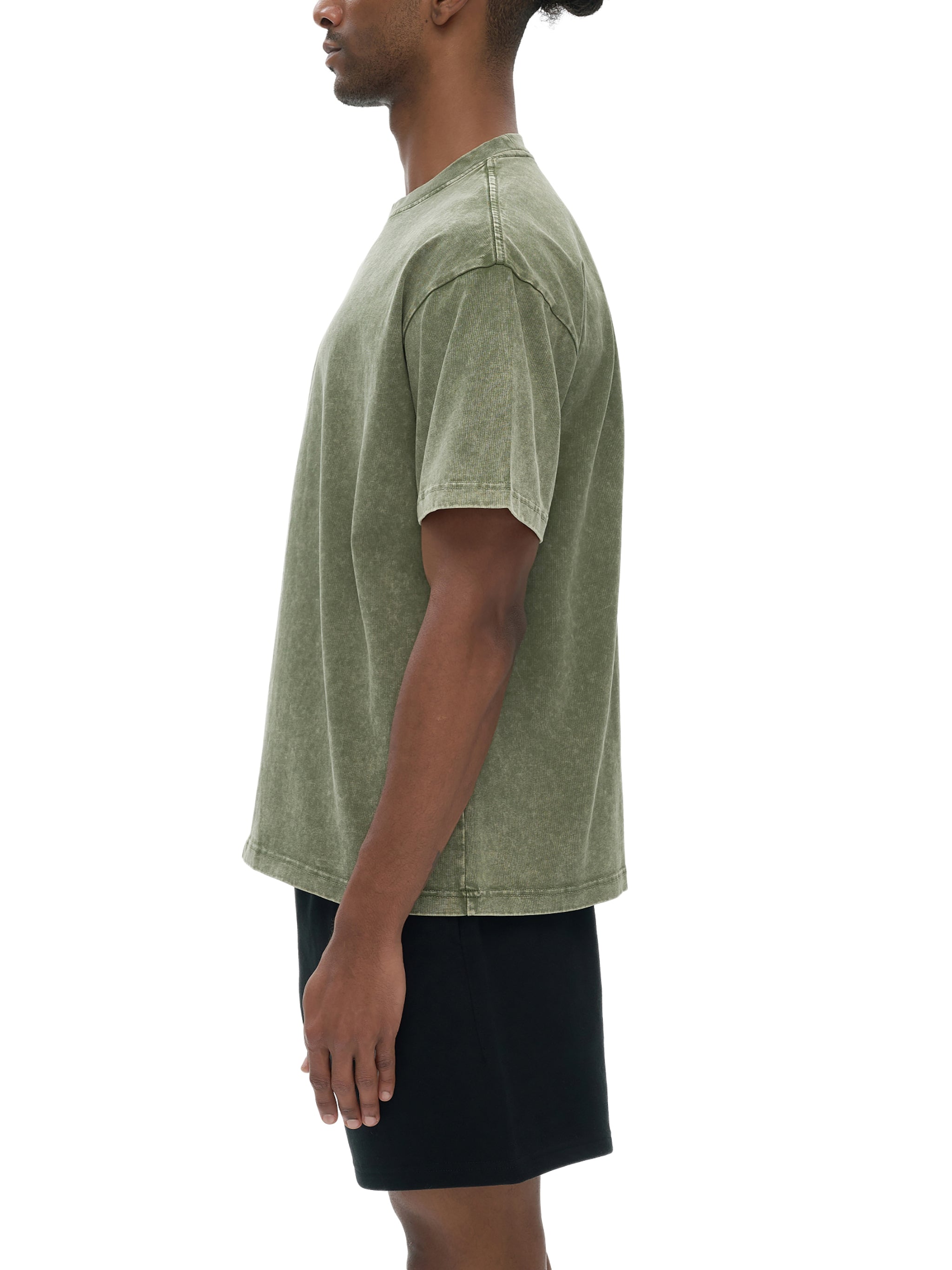 Snow Washed Heavyweight Oversize T-Shirt