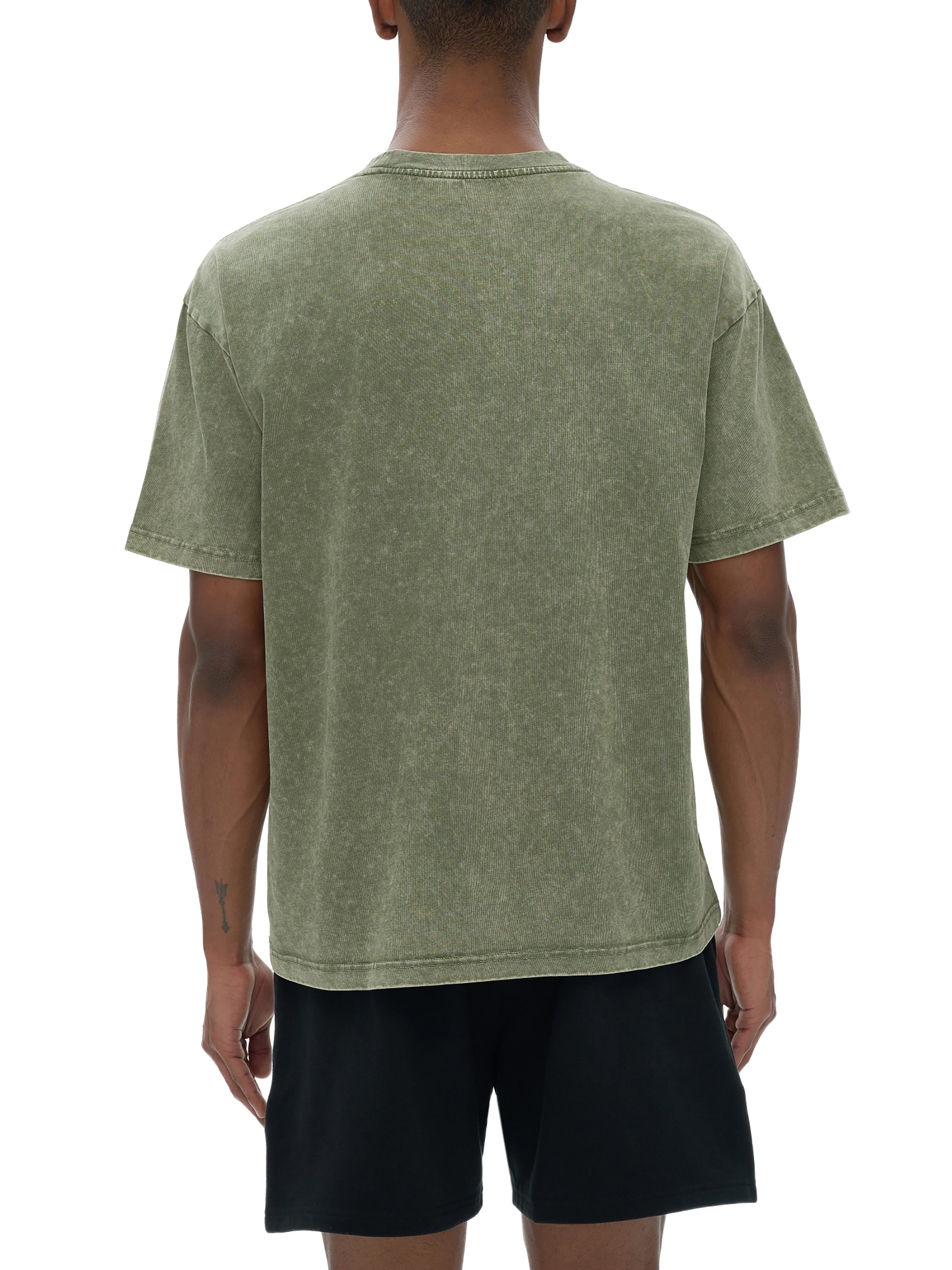 Snow Washed Heavyweight Oversize T-Shirt