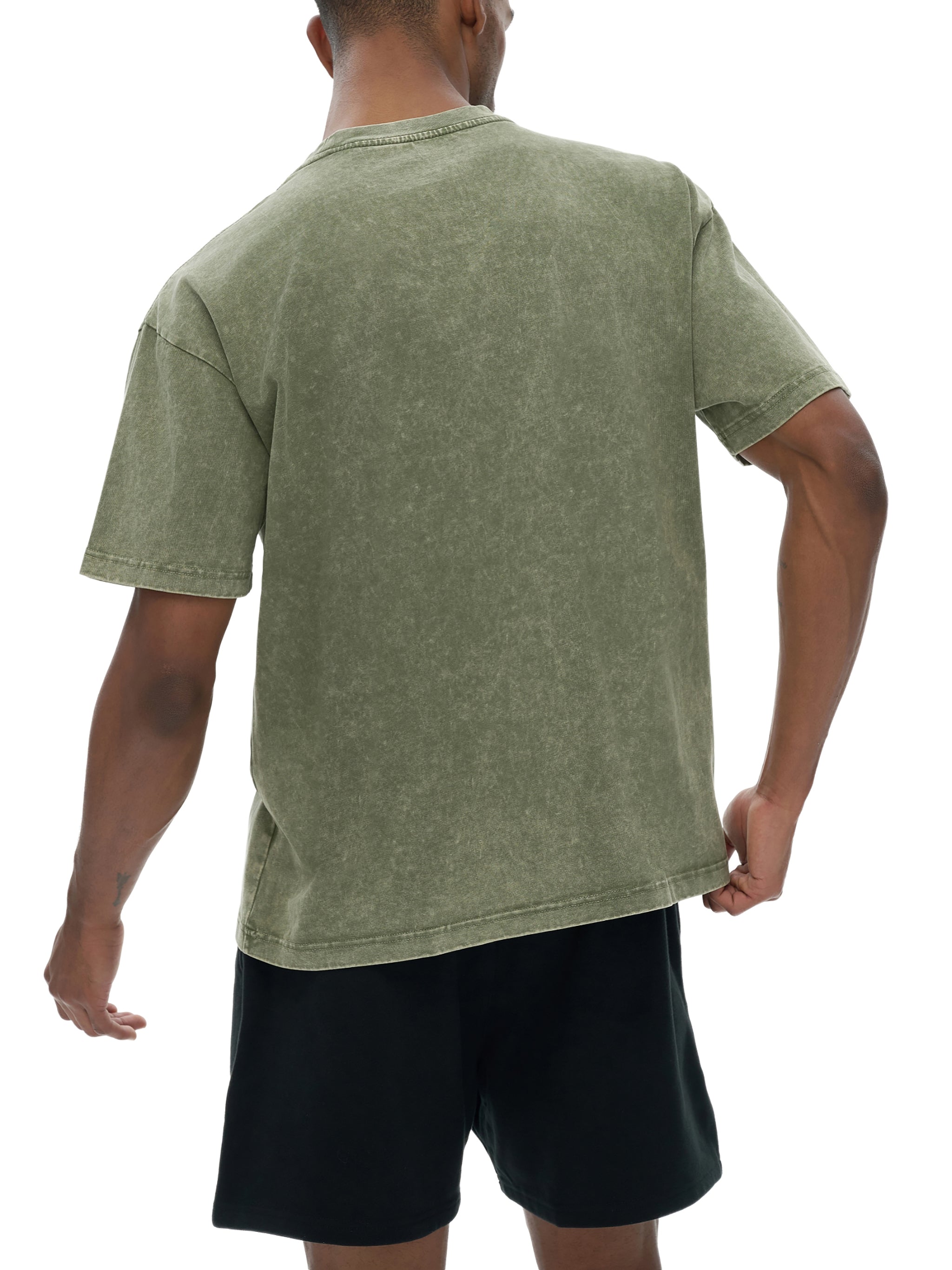 Snow Washed Heavyweight Oversize T-Shirt