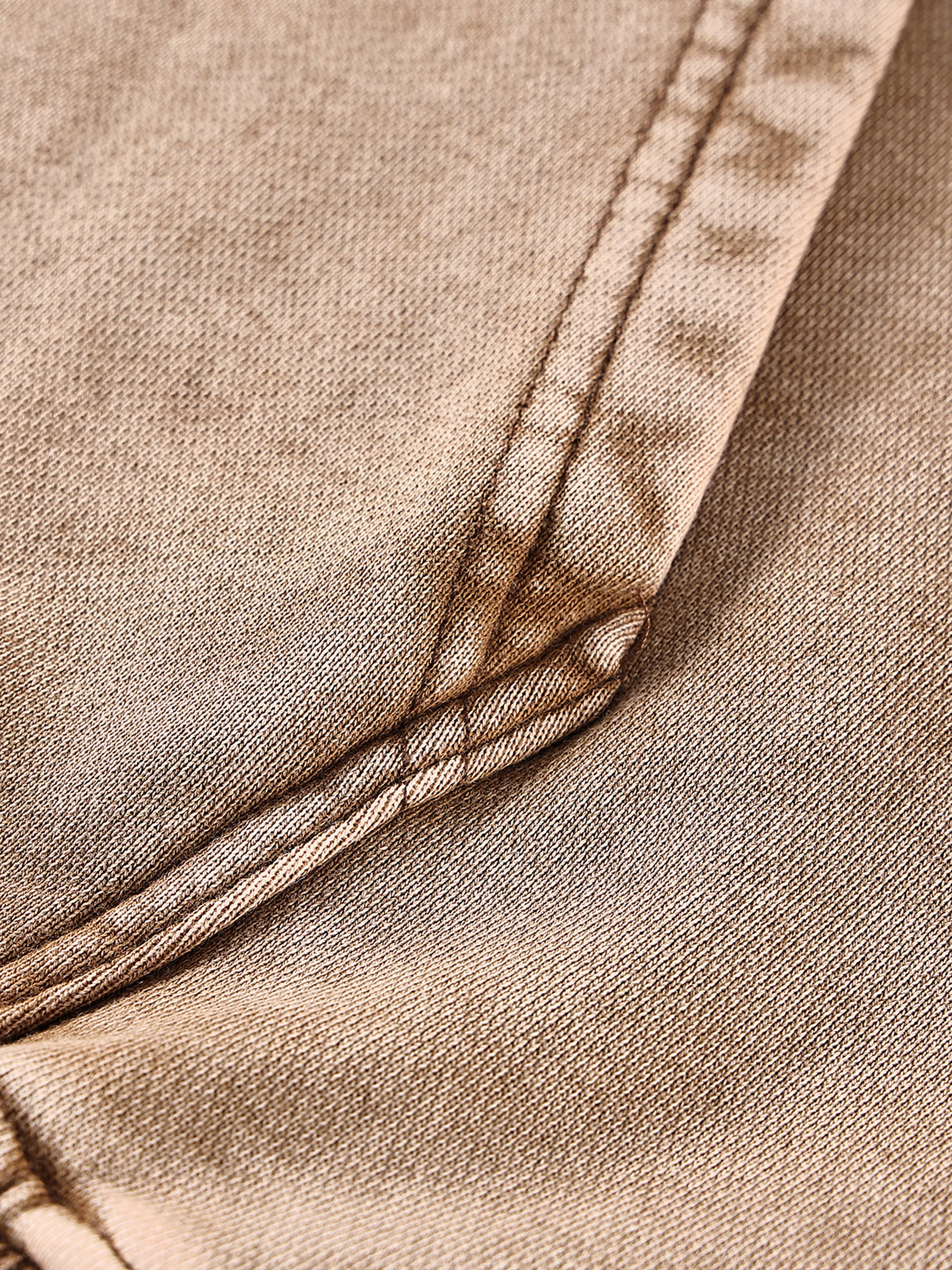 Snow Washed Loose Cotton Hoodie