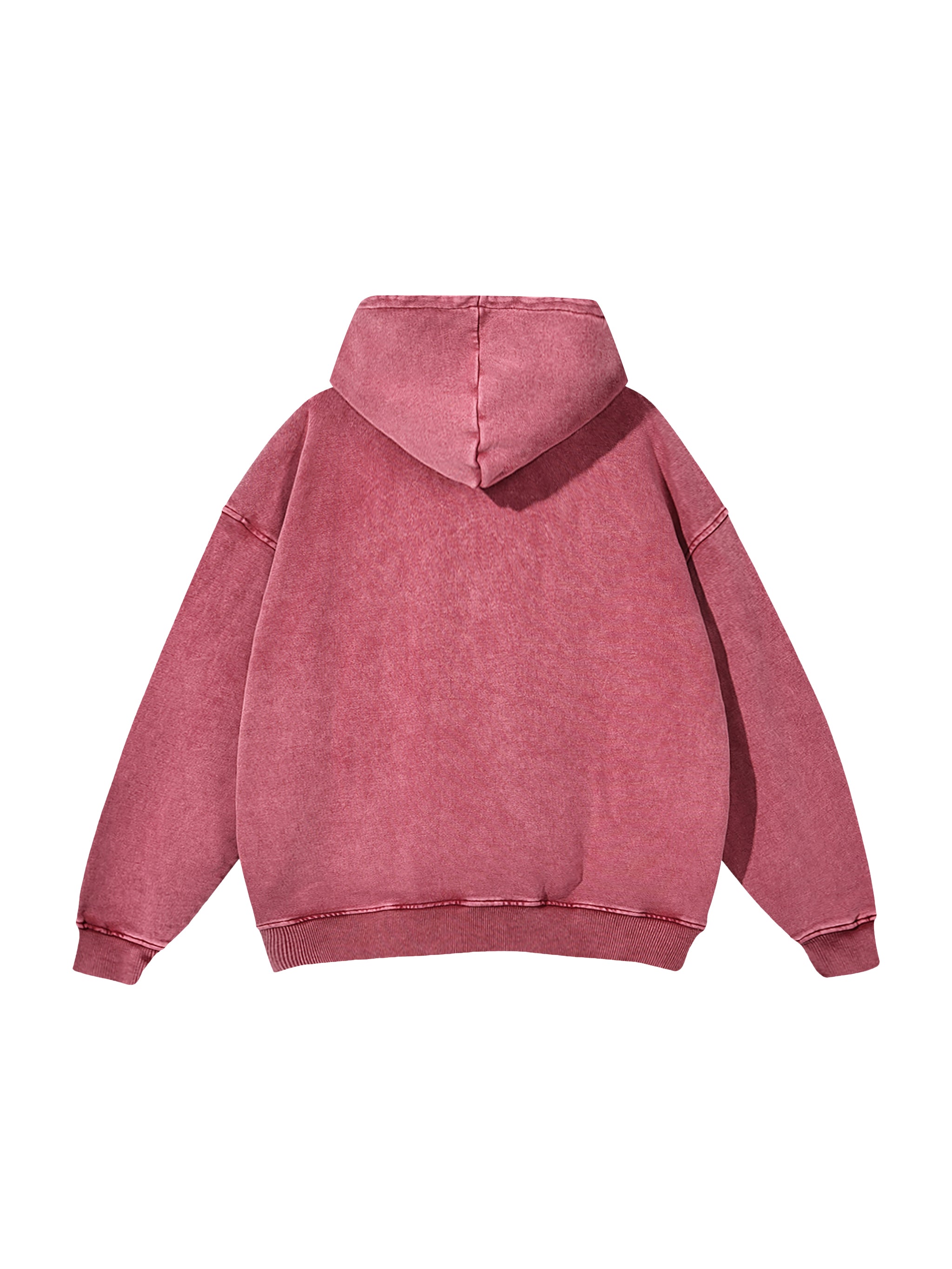 Snow Washed Loose Cotton Hoodie