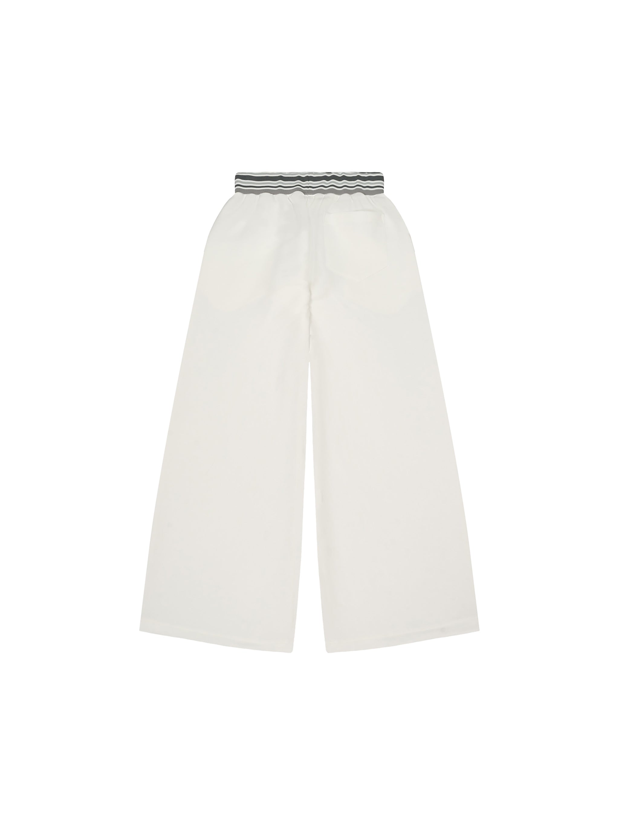 Striped Waist Wide Leg Pants