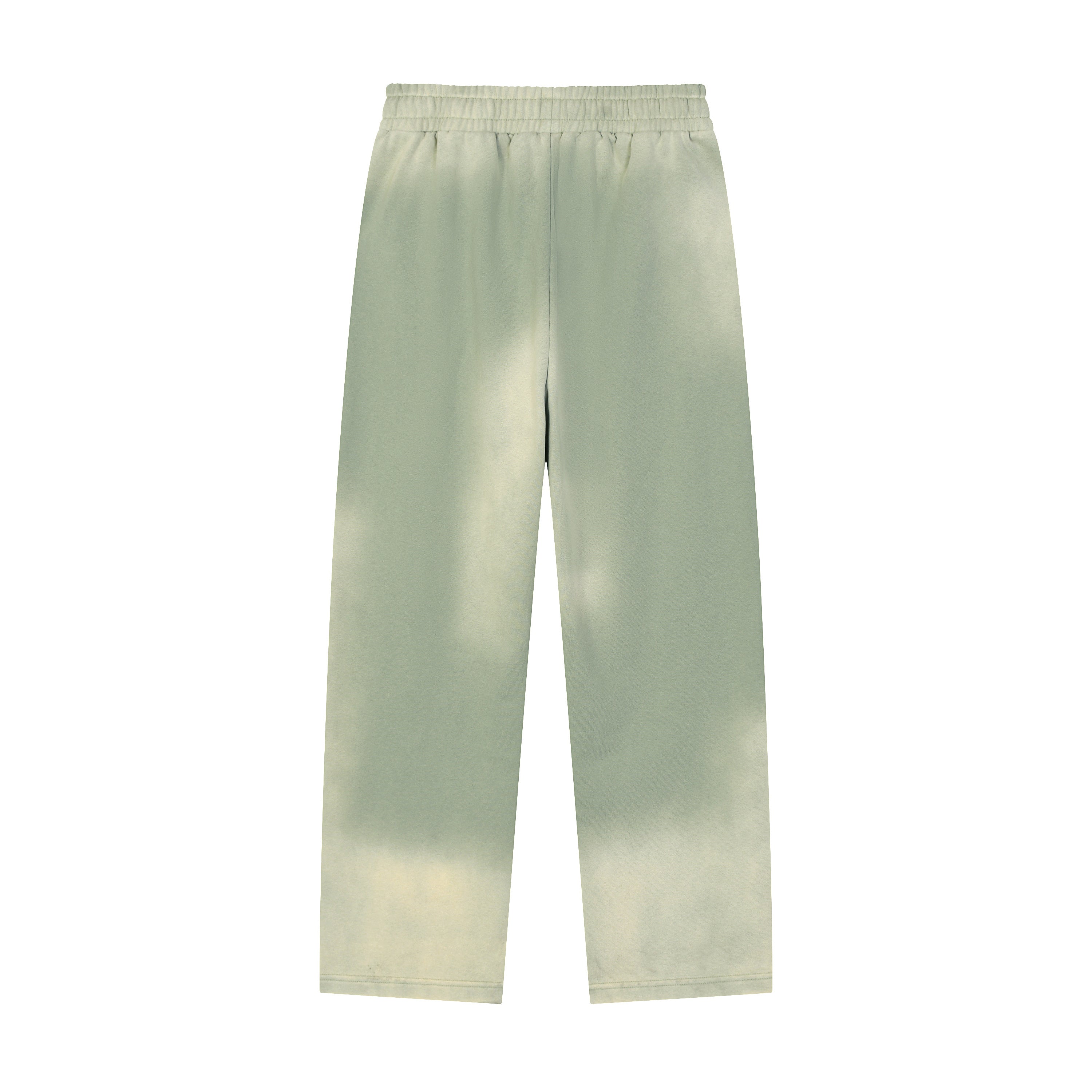 Sun Fade Raw Edge Straight-Leg Sweatpants