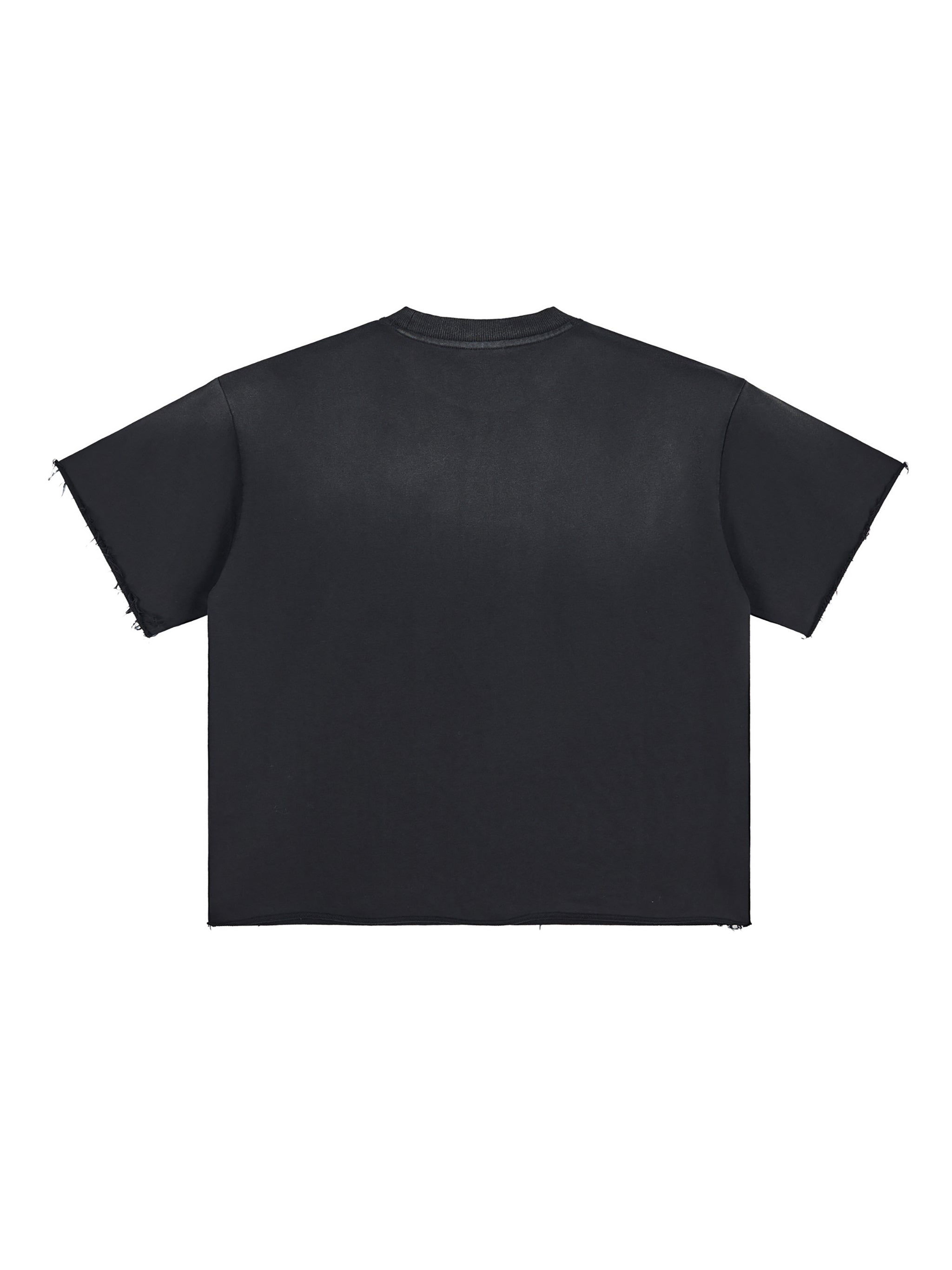 Sun Fade Raw Edge T-Shirt