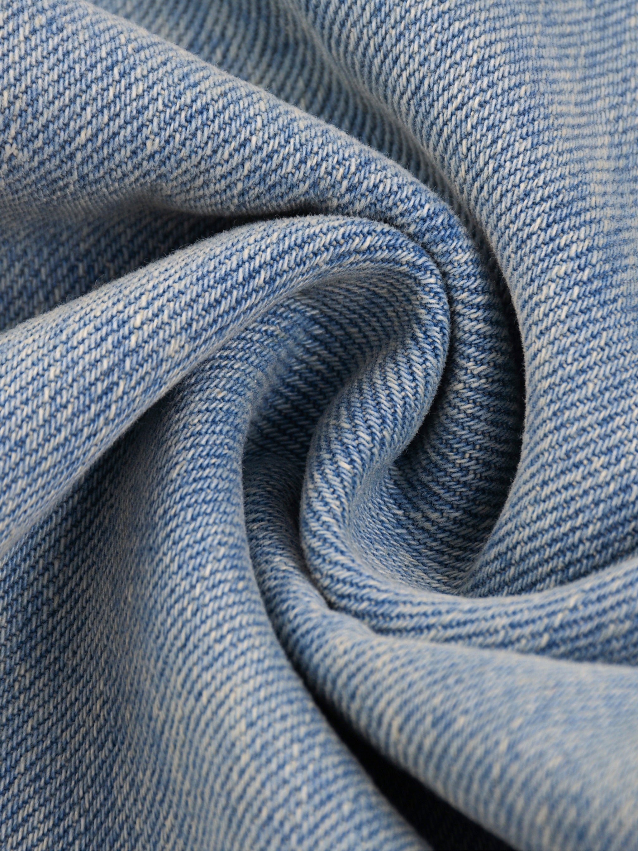 Sun Fade Raw Hem Denim Jeans