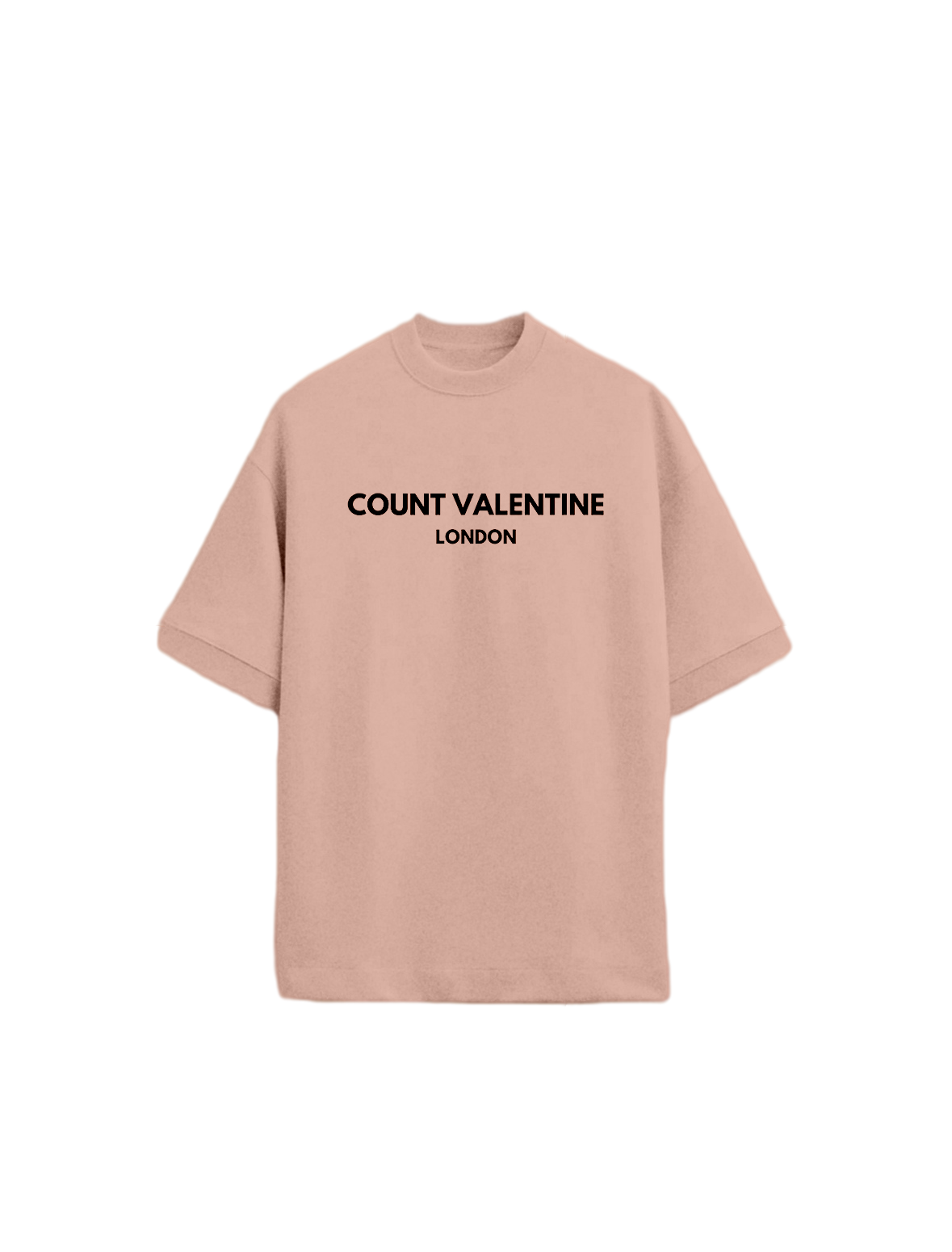 BEIGE OVERSIZED T-SHIRT - Count Valentine