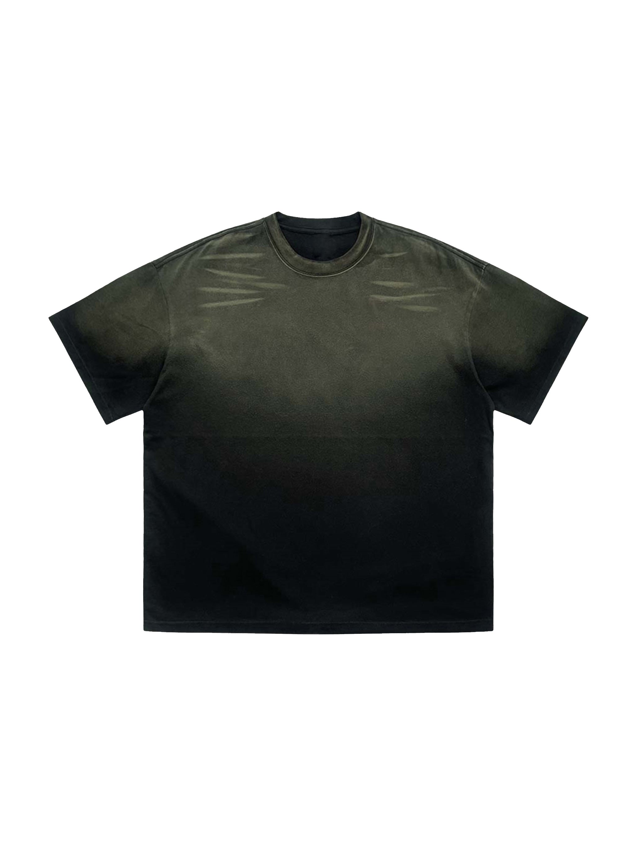 Tiger Stripe Gradient Washed T-Shirt - Men