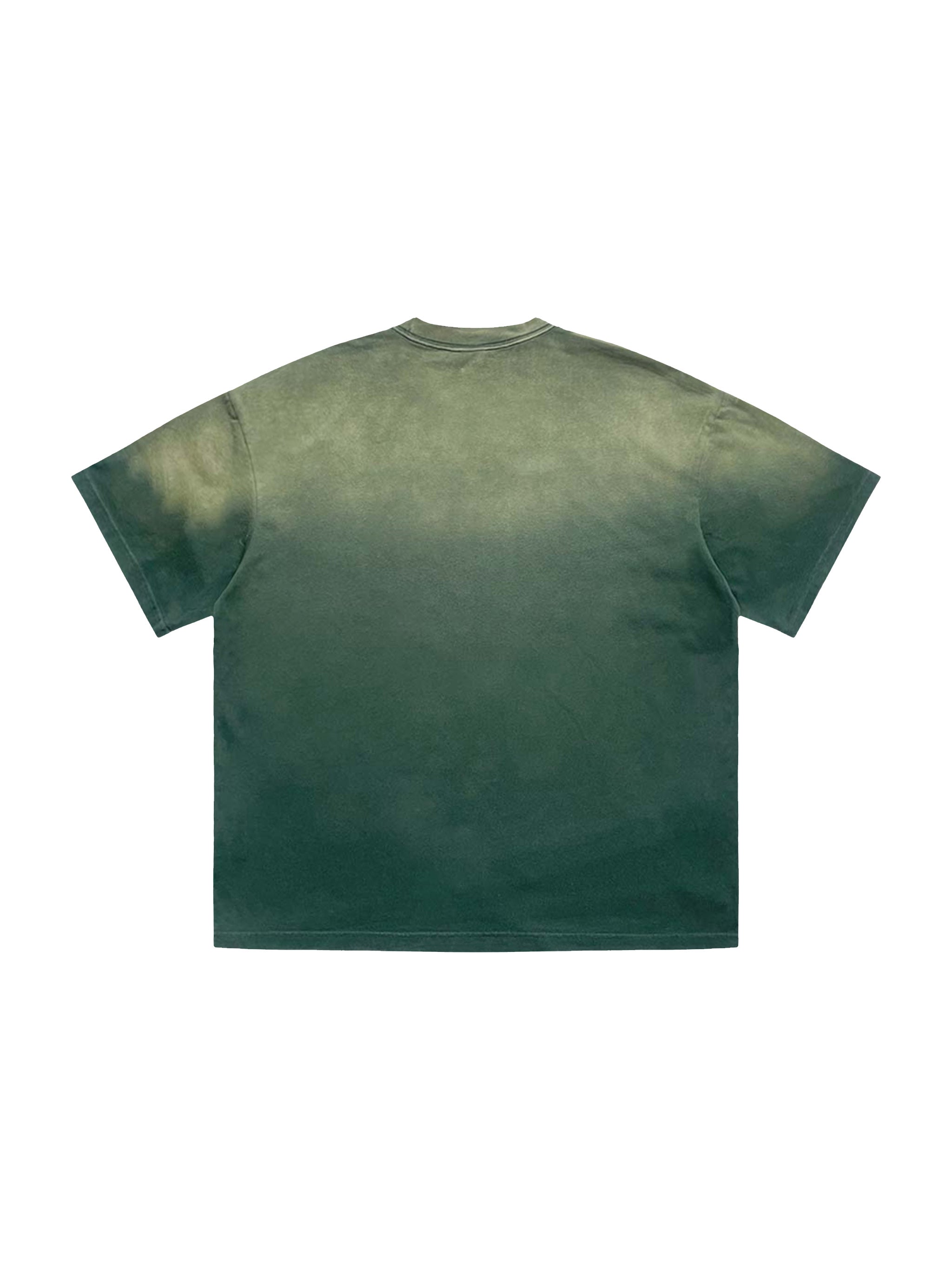 Tiger Stripe Gradient Washed T-Shirt - Men