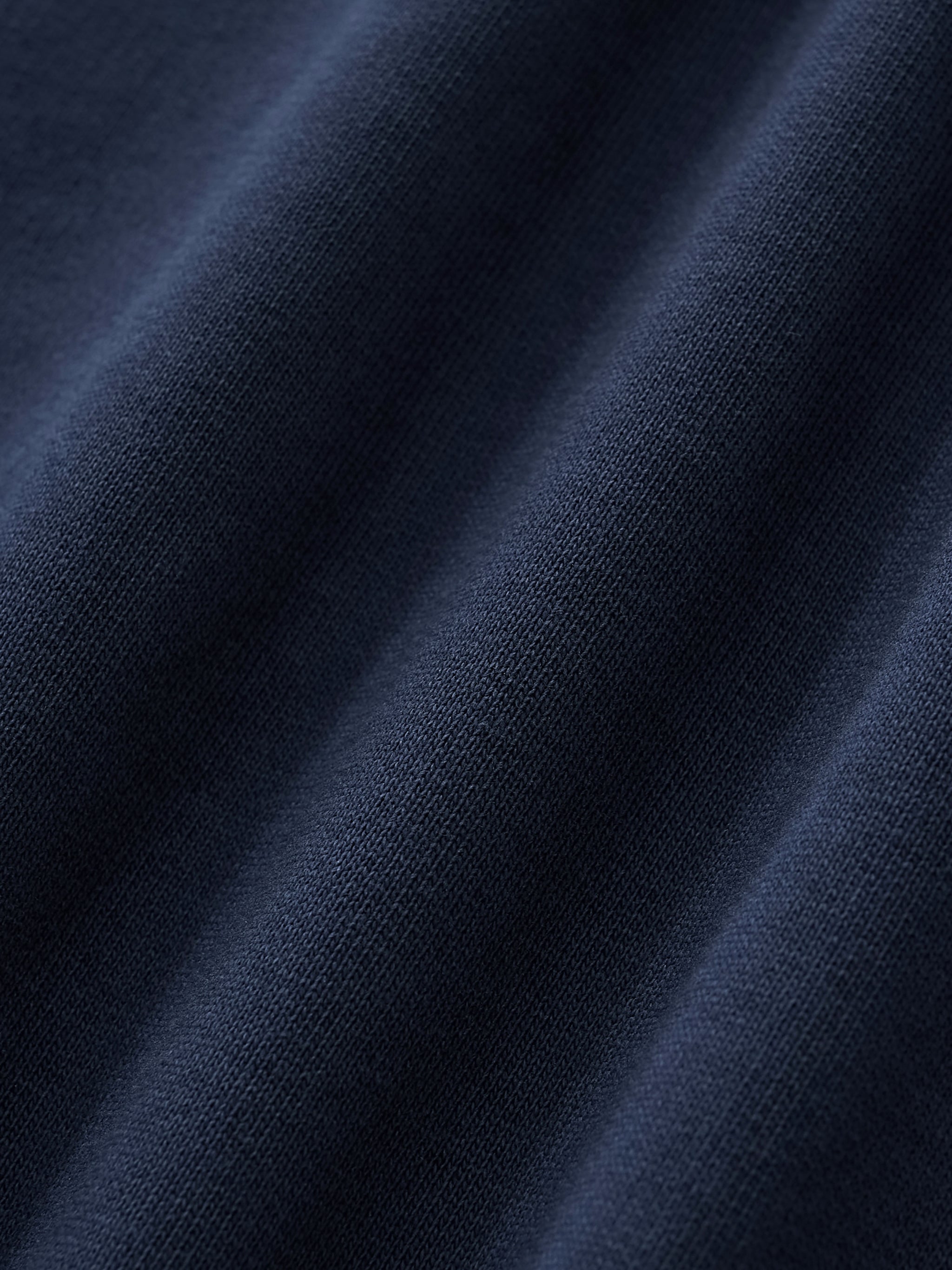 V-Neck Contrast Collar Boxy Sweatshirt