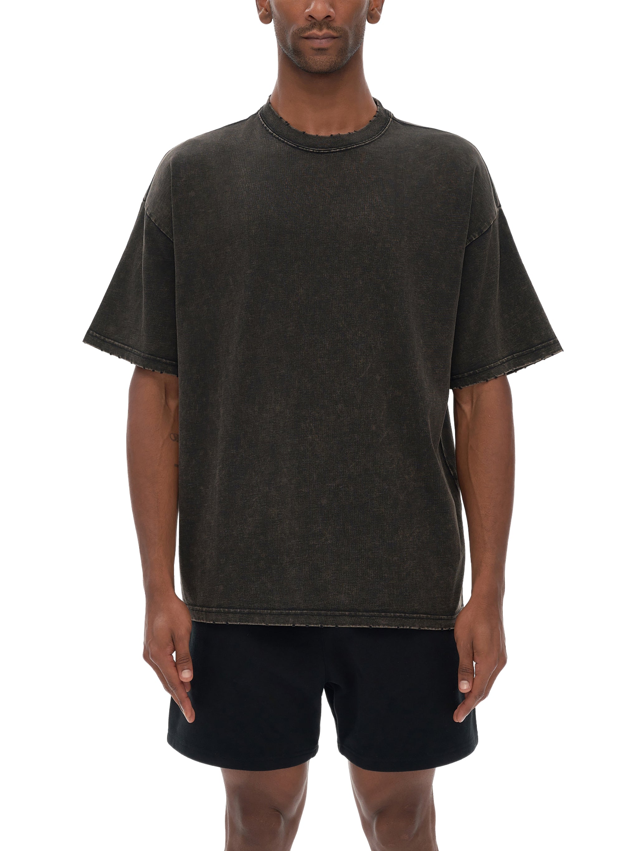 Vintage Washed Frayed Edge T-Shirt