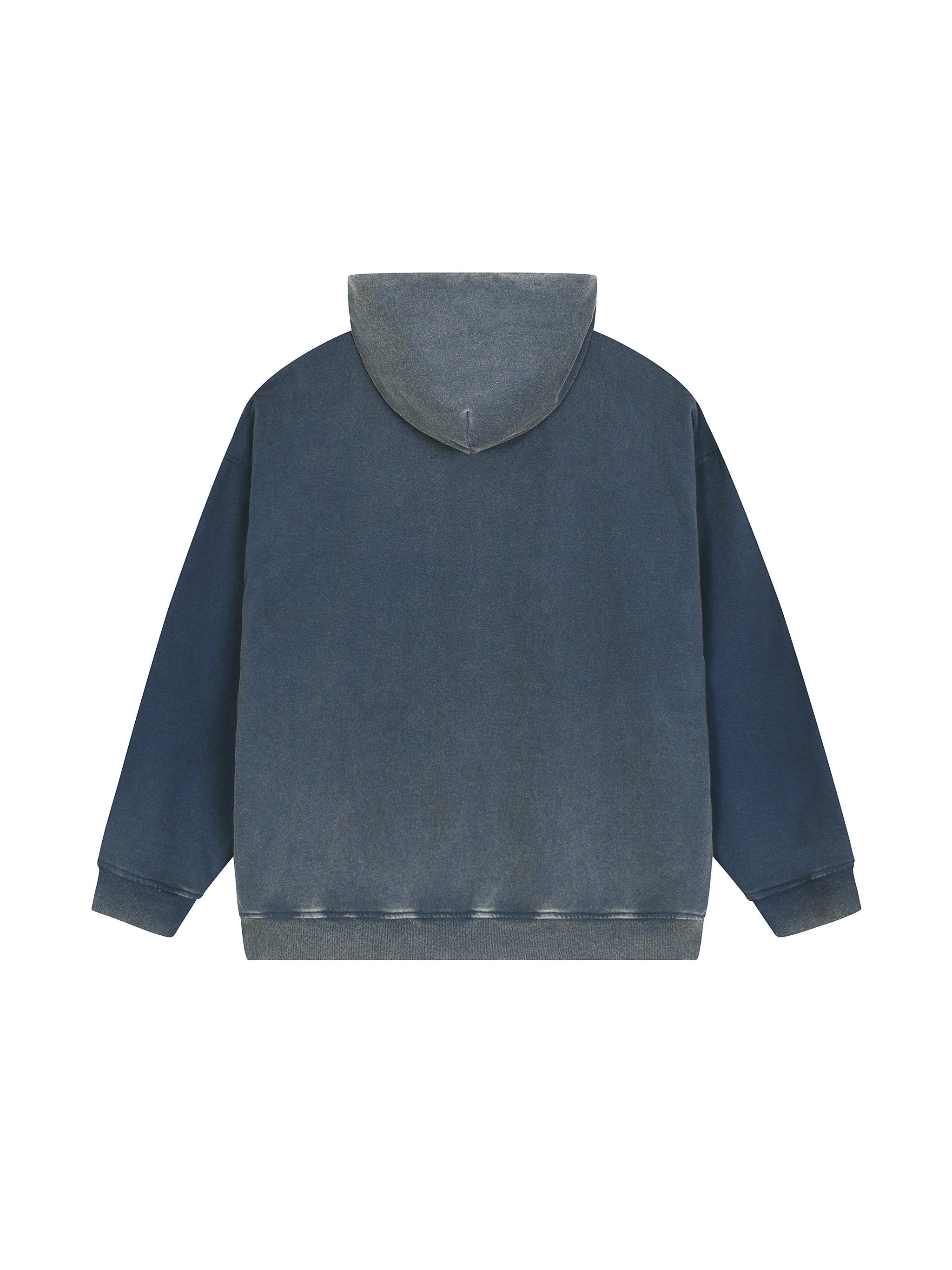 Vintage Washed Gradient Fleece Hoodie